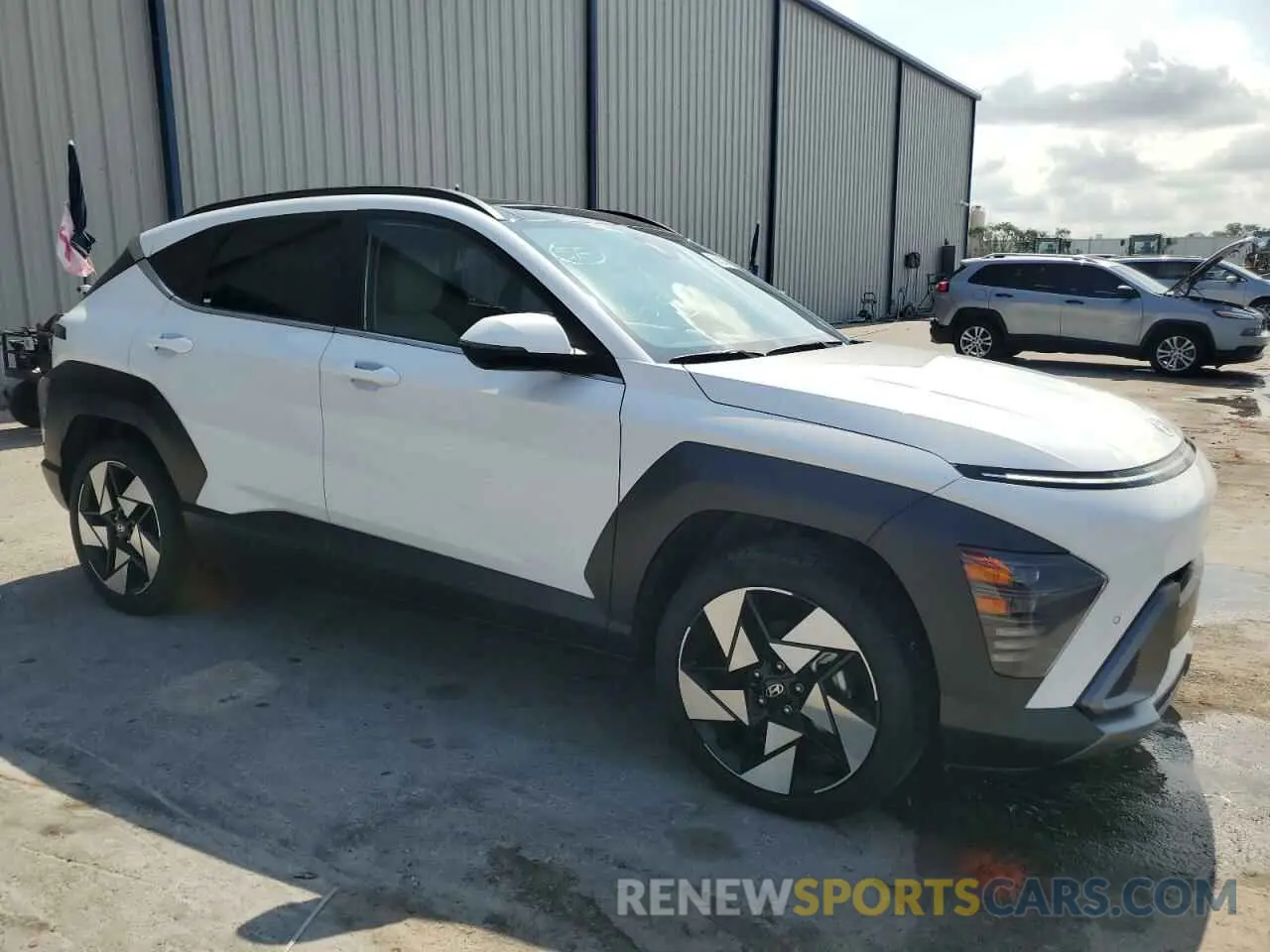 4 Photograph of a damaged car KM8HE3A34RU120786 HYUNDAI KONA 2024