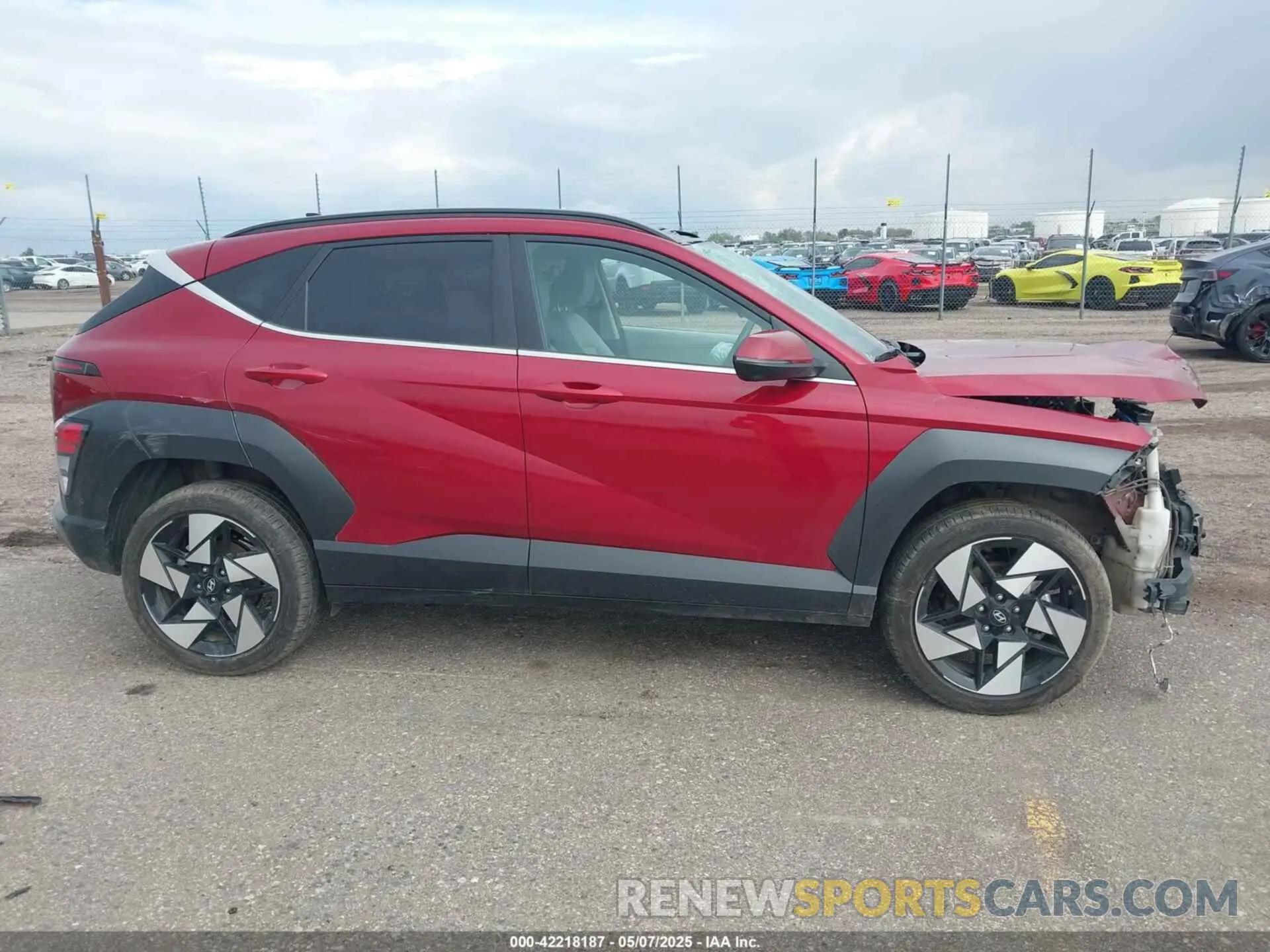 13 Photograph of a damaged car KM8HE3A35RU166224 HYUNDAI KONA 2024