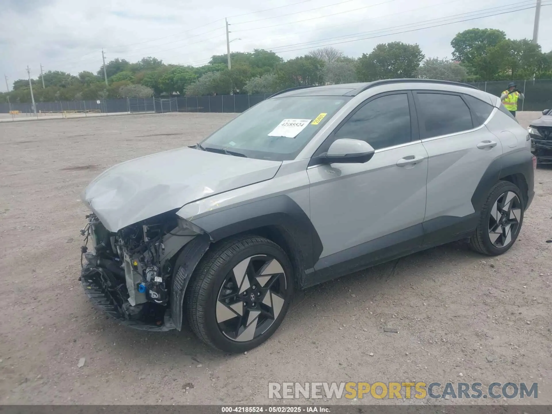 2 Photograph of a damaged car KM8HE3A37RU109961 HYUNDAI KONA 2024