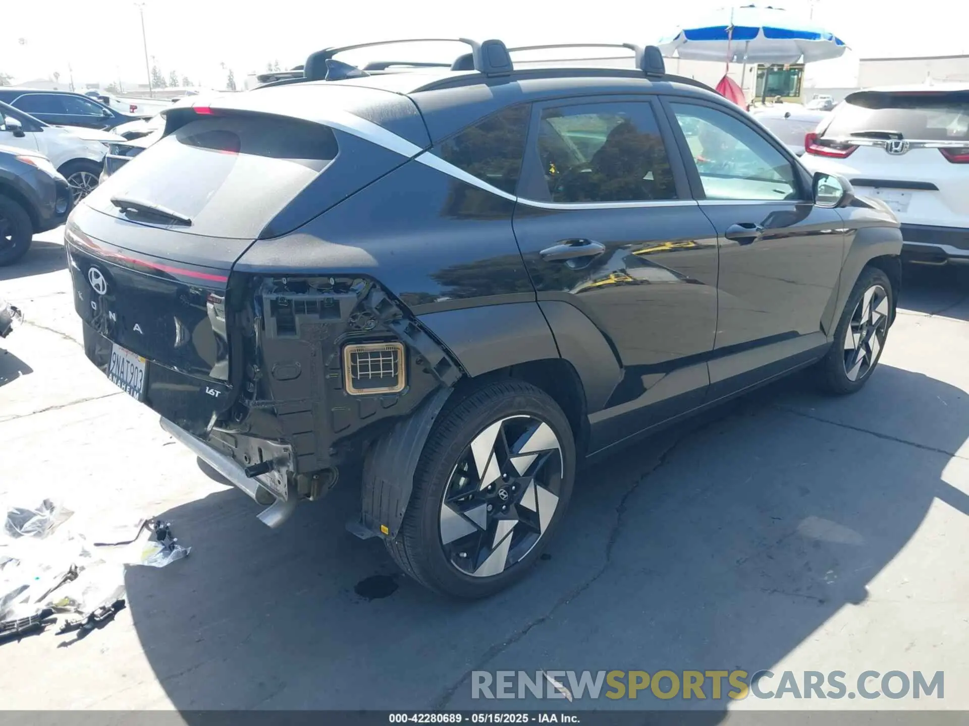 4 Photograph of a damaged car KM8HE3A37RU181193 HYUNDAI KONA 2024