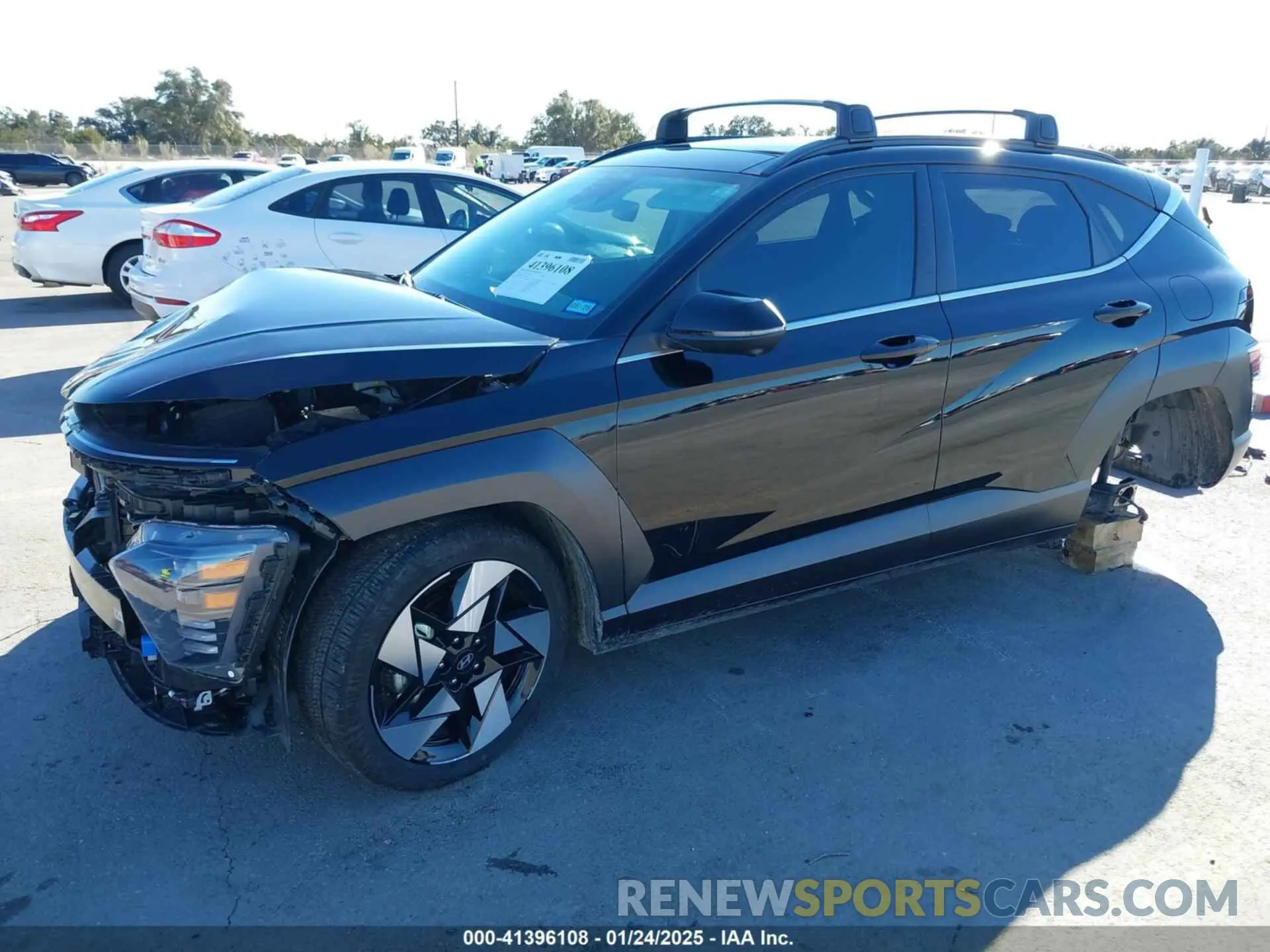 2 Фотография поврежденного автомобиля KM8HE3A39RU156344 HYUNDAI KONA 2024