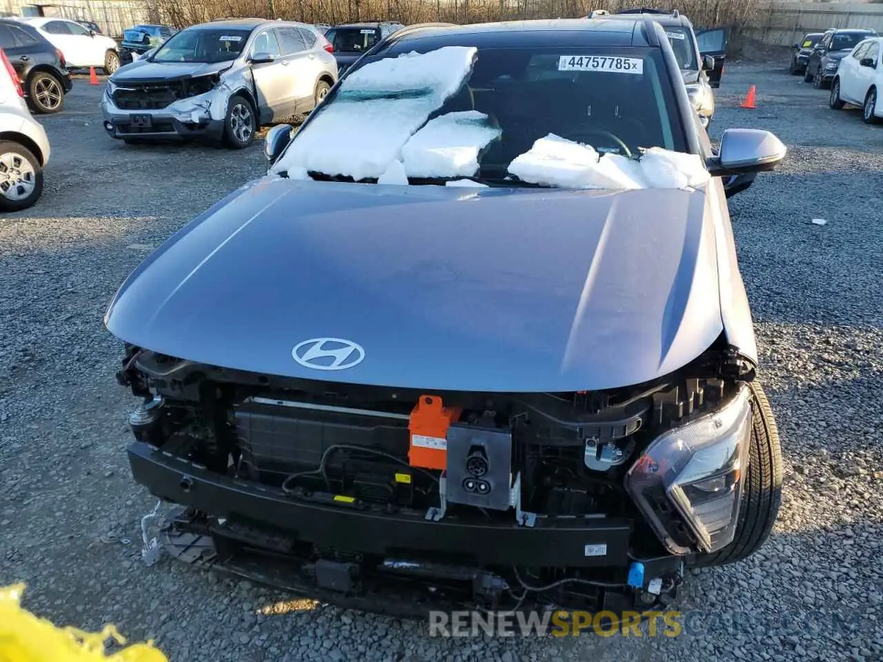 5 Фотография поврежденного автомобиля KM8HE3A64RU004921 HYUNDAI KONA 2024
