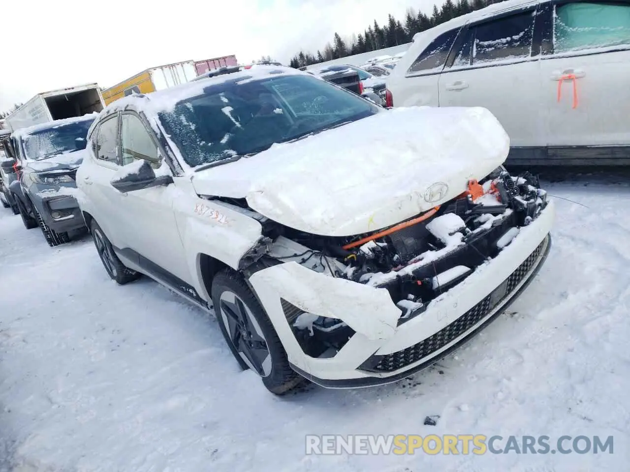 4 Photograph of a damaged car KM8HE3A65RU008282 HYUNDAI KONA 2024