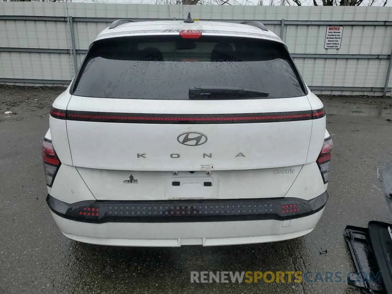 6 Photograph of a damaged car KM8HE3A68RU005800 HYUNDAI KONA 2024