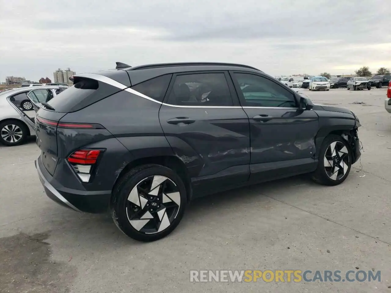 3 Photograph of a damaged car KM8HECA31RU066685 HYUNDAI KONA 2024