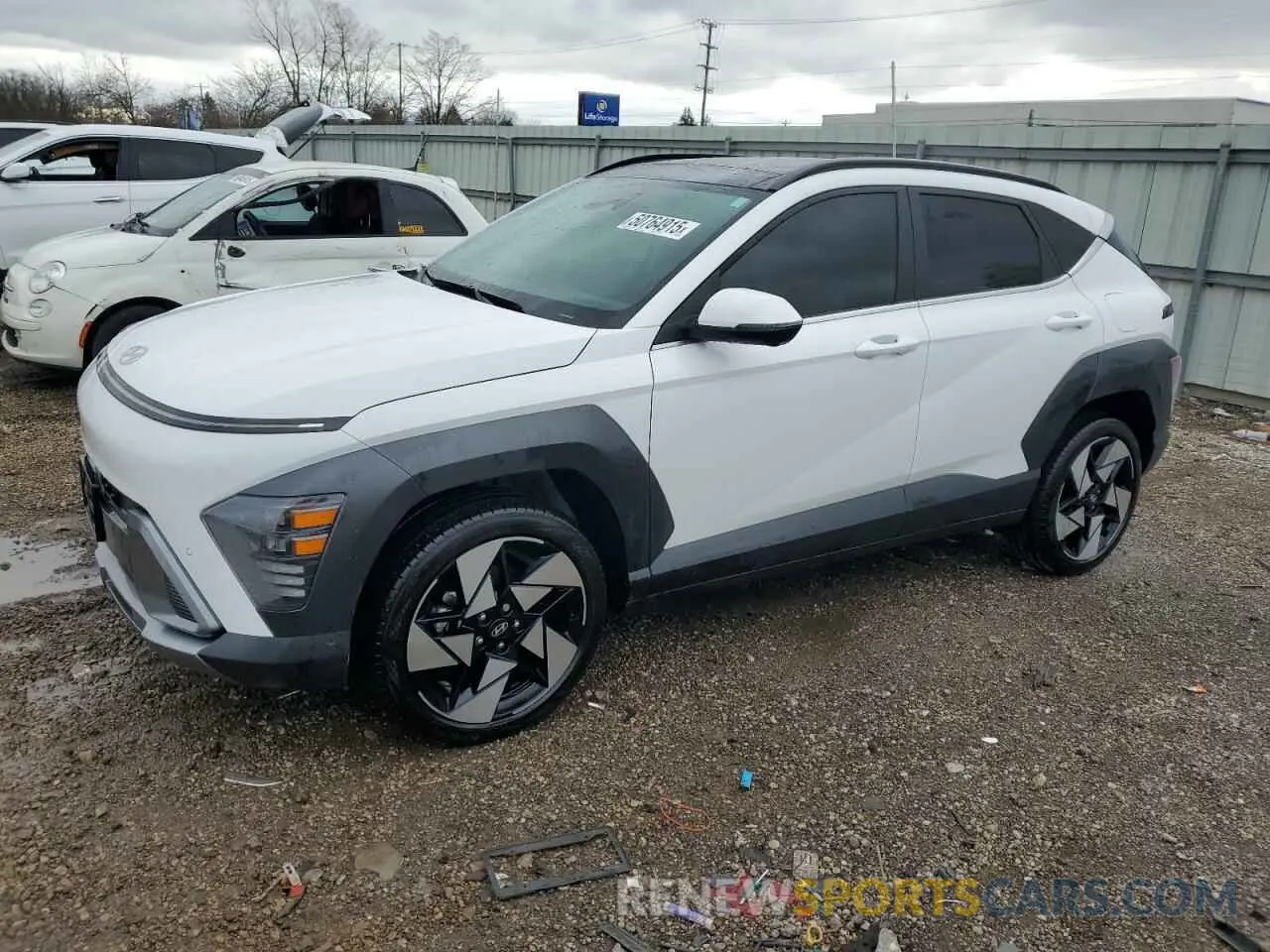 1 Photograph of a damaged car KM8HECA33RU167288 HYUNDAI KONA 2024