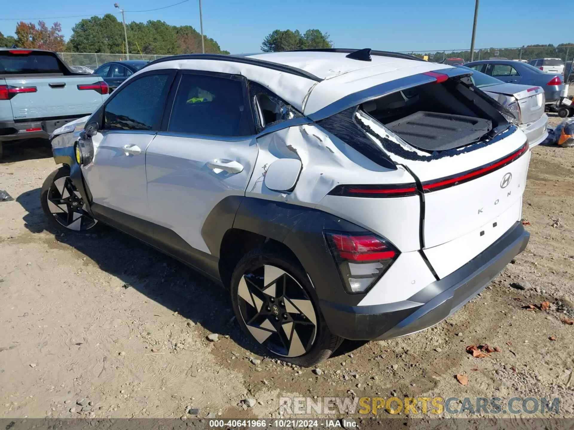 3 Photograph of a damaged car KM8HECA37RU100628 HYUNDAI KONA 2024