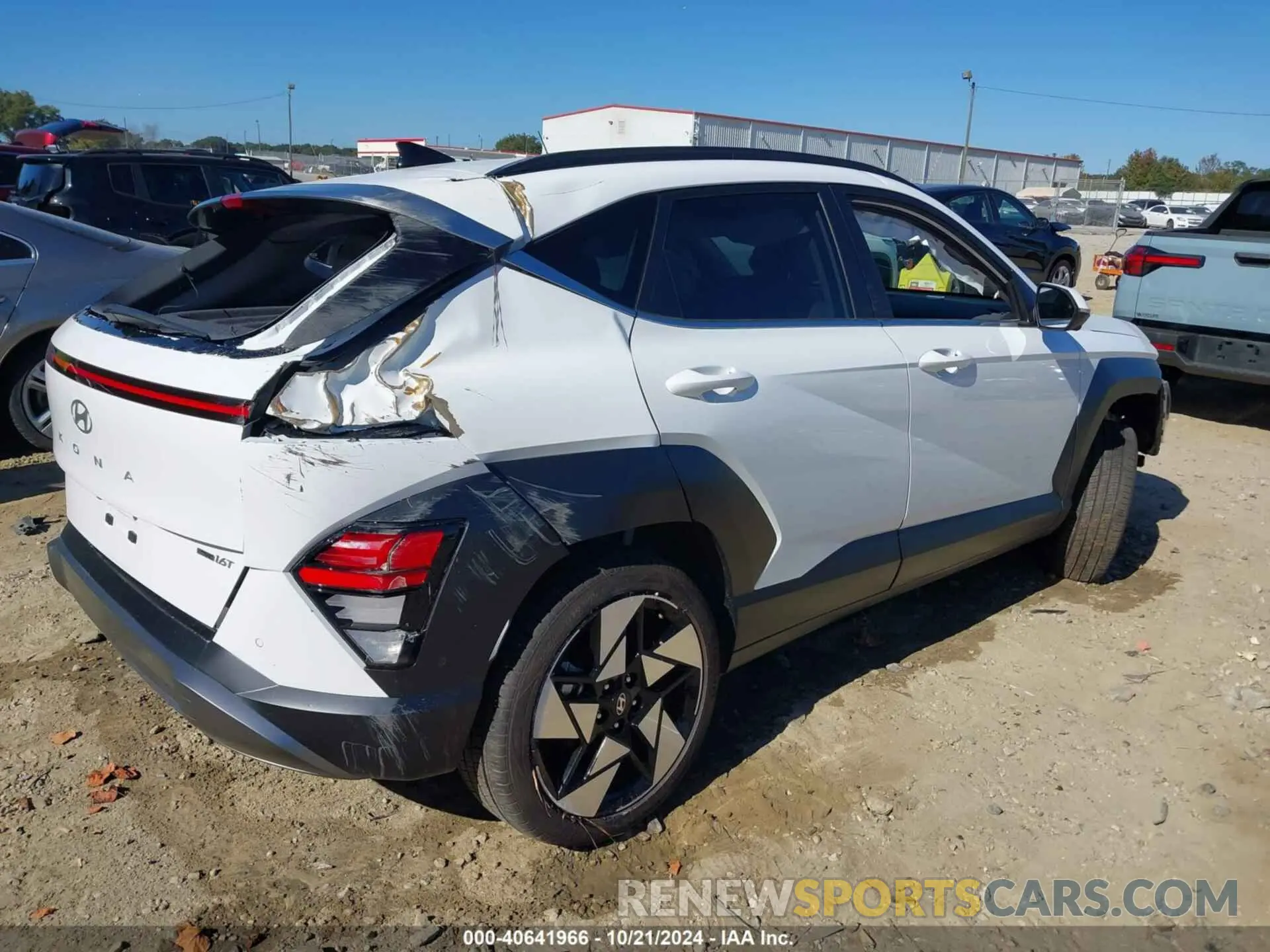 4 Photograph of a damaged car KM8HECA37RU100628 HYUNDAI KONA 2024