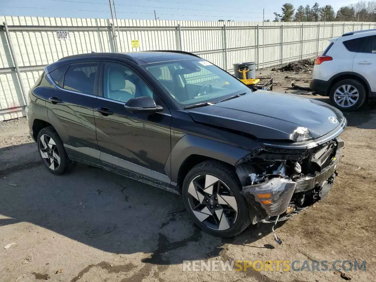 4 Photograph of a damaged car KM8HECA38RU099702 HYUNDAI KONA 2024
