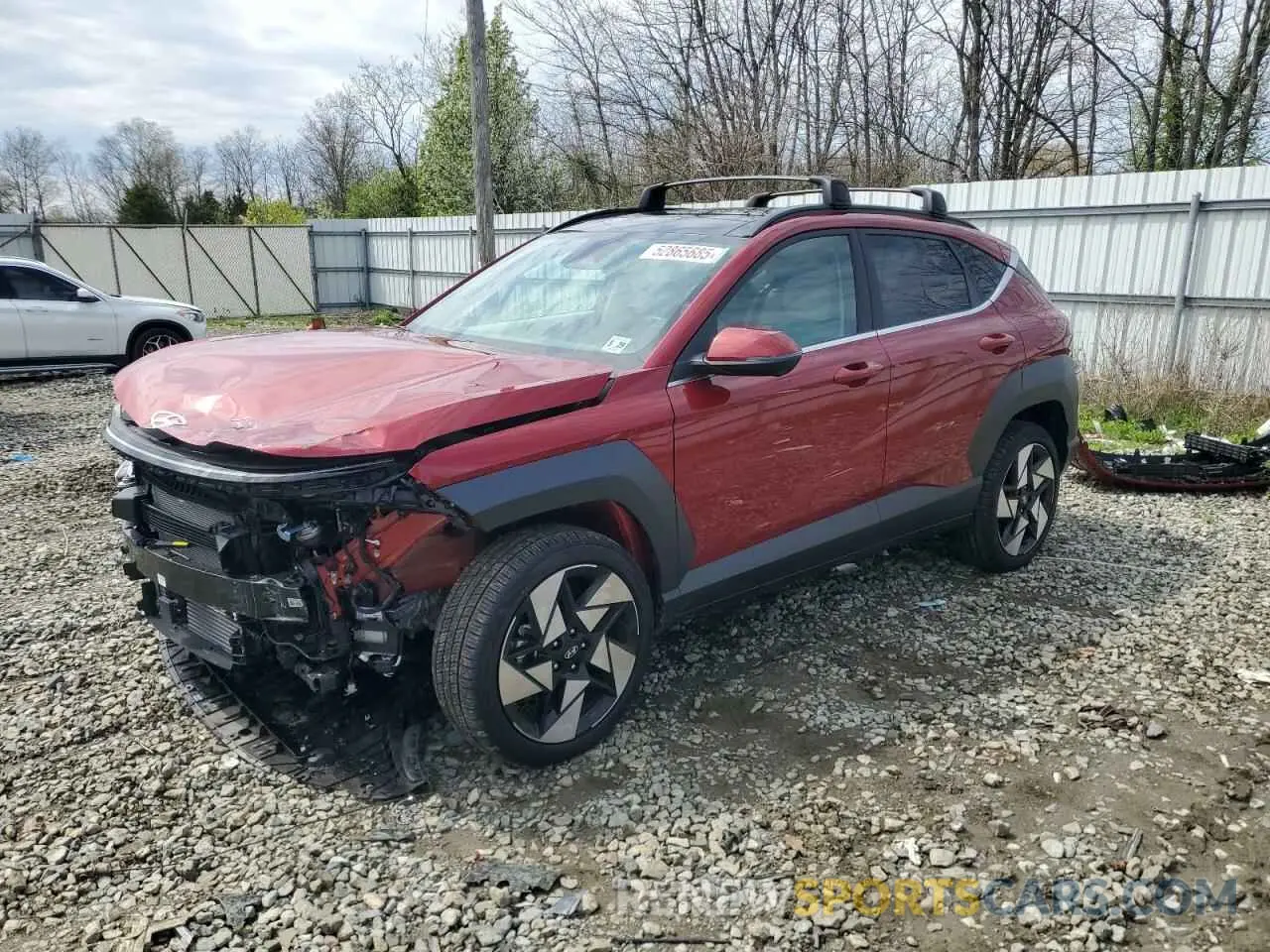 1 Photograph of a damaged car KM8HECA39RU156750 HYUNDAI KONA 2024