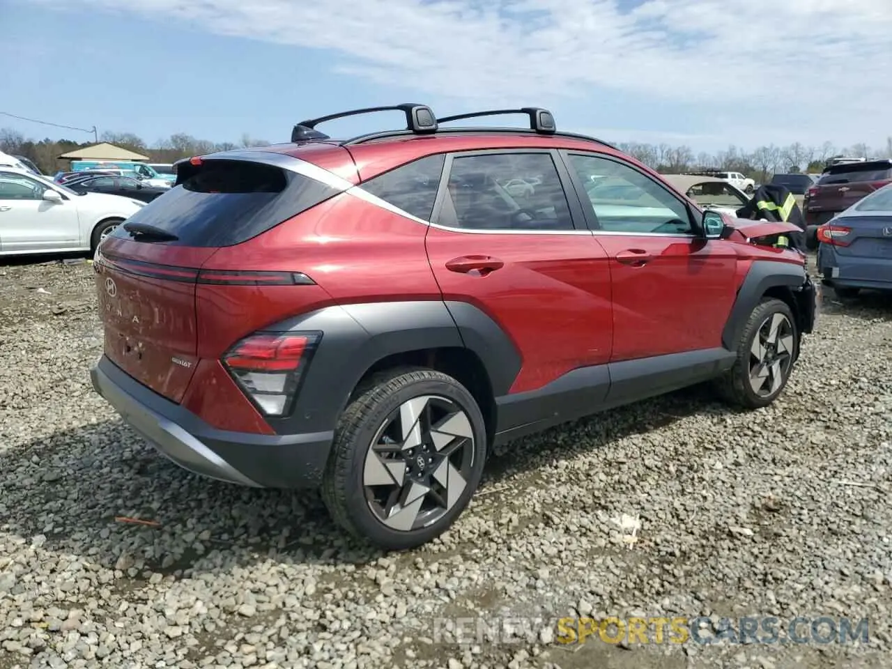3 Photograph of a damaged car KM8HECA39RU156750 HYUNDAI KONA 2024