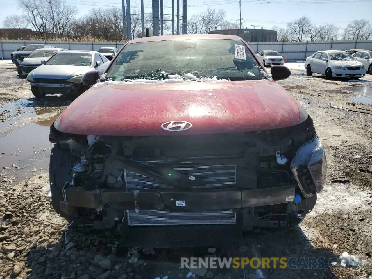 5 Фотография поврежденного автомобиля KM8HA3AB9SU212453 HYUNDAI KONA 2025