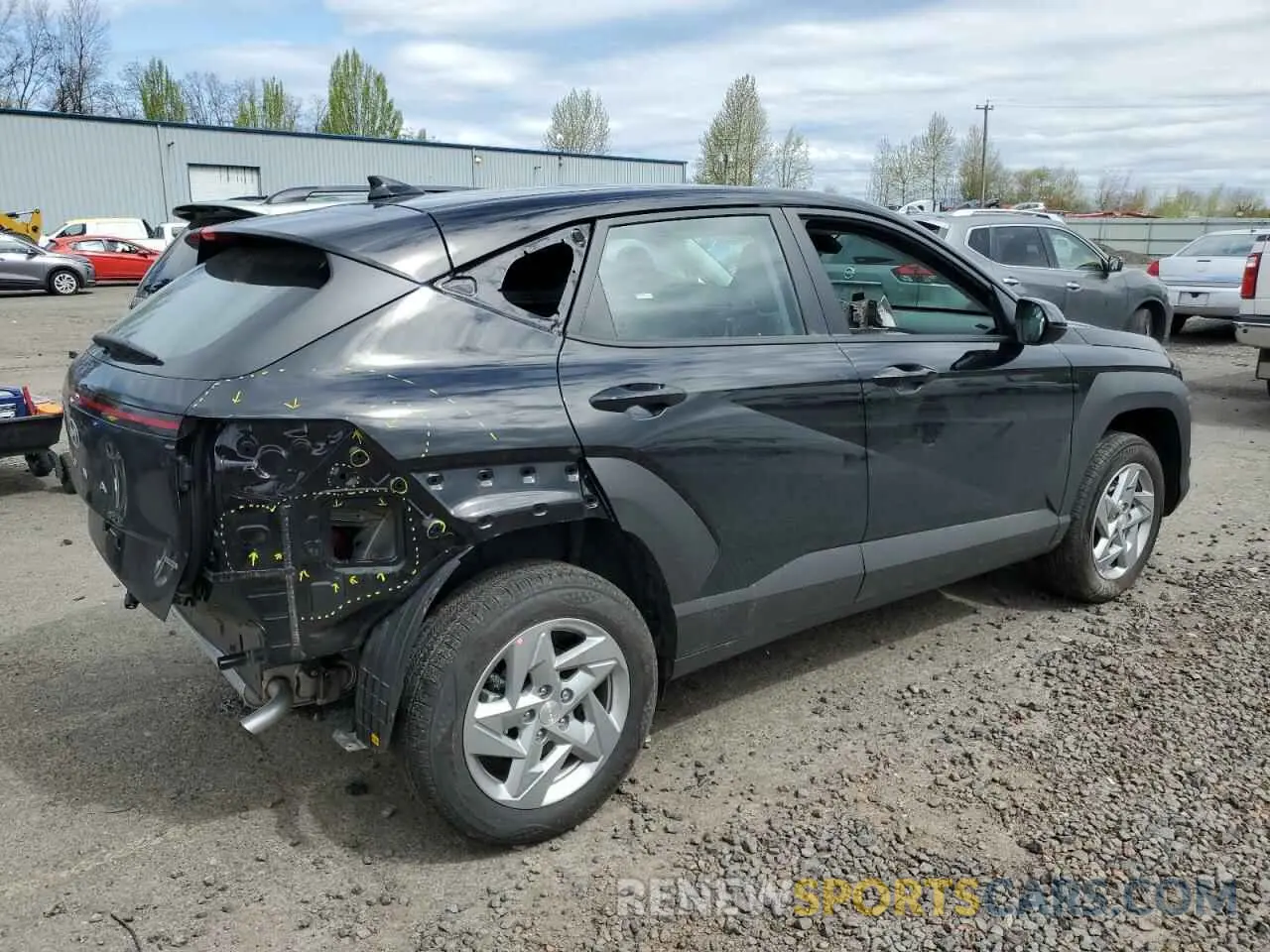 3 Photograph of a damaged car KM8HACAB0SU235460 HYUNDAI KONA 2025