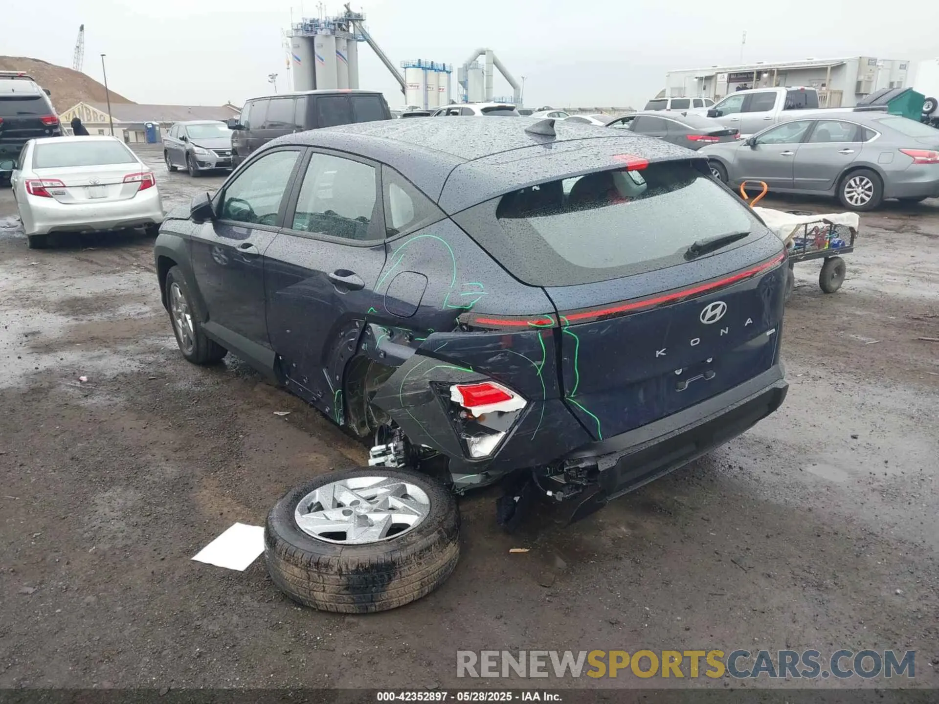3 Photograph of a damaged car KM8HACAB5SU307334 HYUNDAI KONA 2025