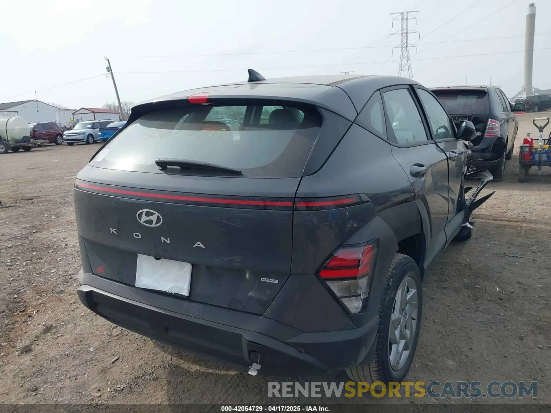 4 Photograph of a damaged car KM8HACAB8SU215831 HYUNDAI KONA 2025