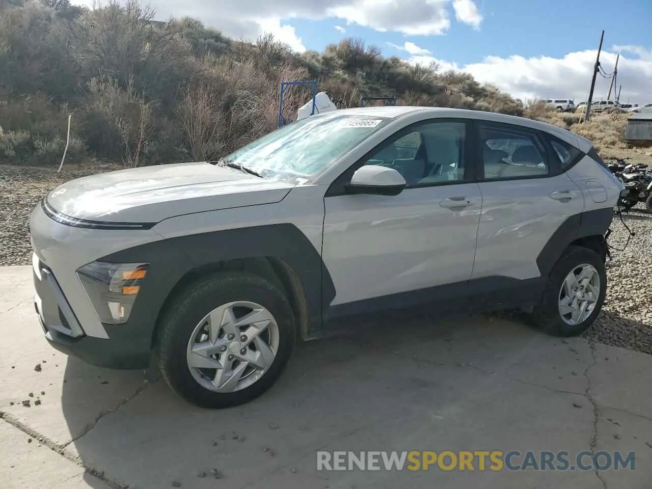 1 Photograph of a damaged car KM8HACAB8SU247551 HYUNDAI KONA 2025
