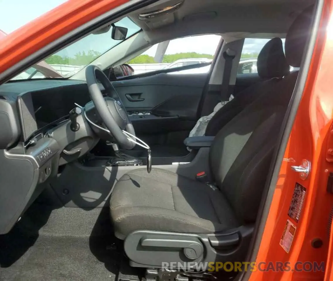 7 Photograph of a damaged car KM8HACAB9SU276556 HYUNDAI KONA 2025