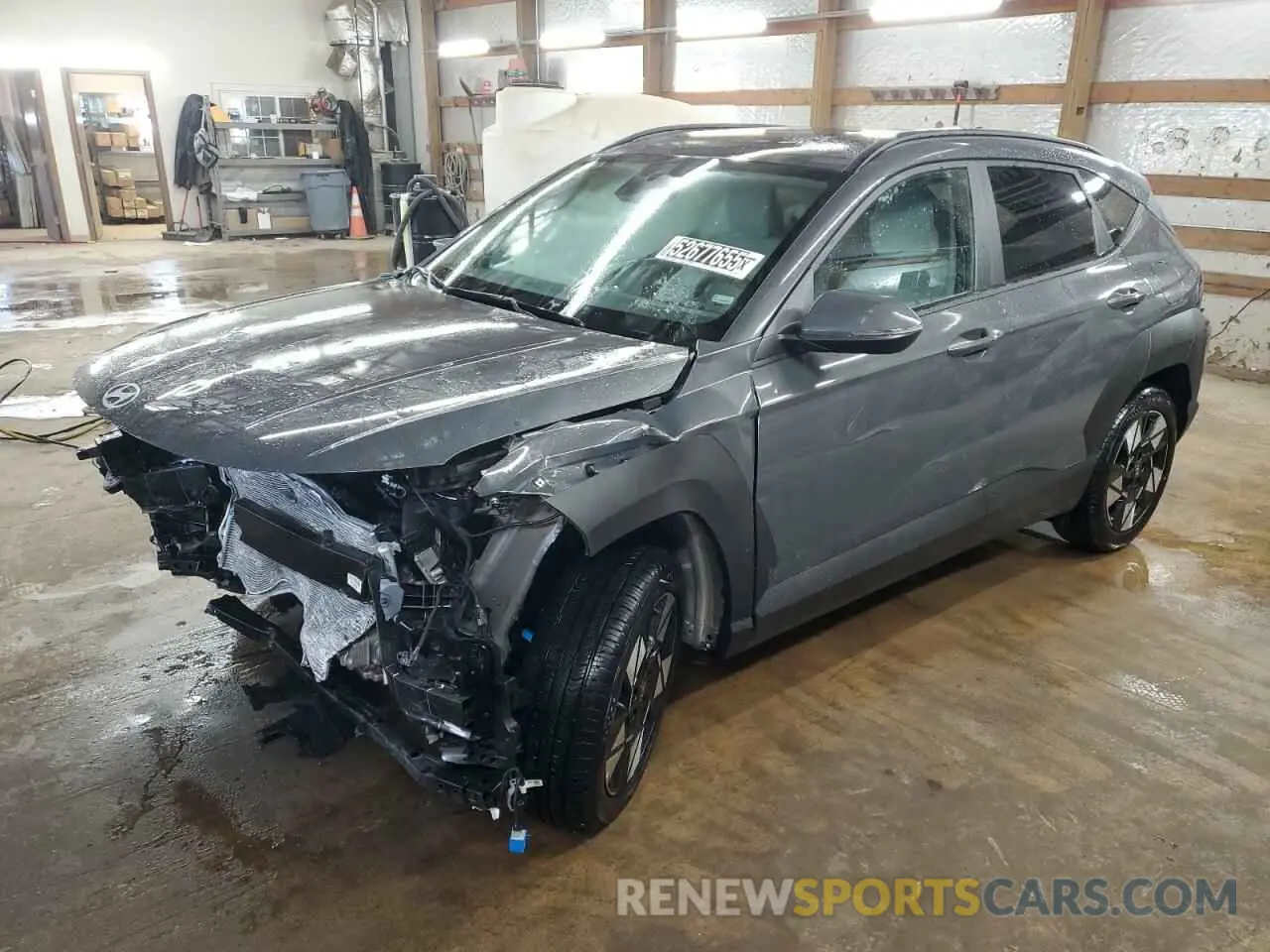 1 Photograph of a damaged car KM8HB3AB0SU272540 HYUNDAI KONA 2025