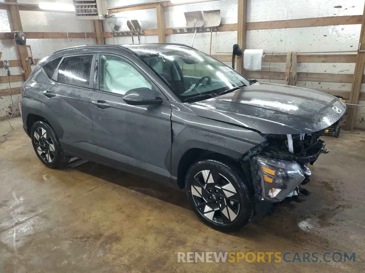 4 Photograph of a damaged car KM8HB3AB0SU272540 HYUNDAI KONA 2025