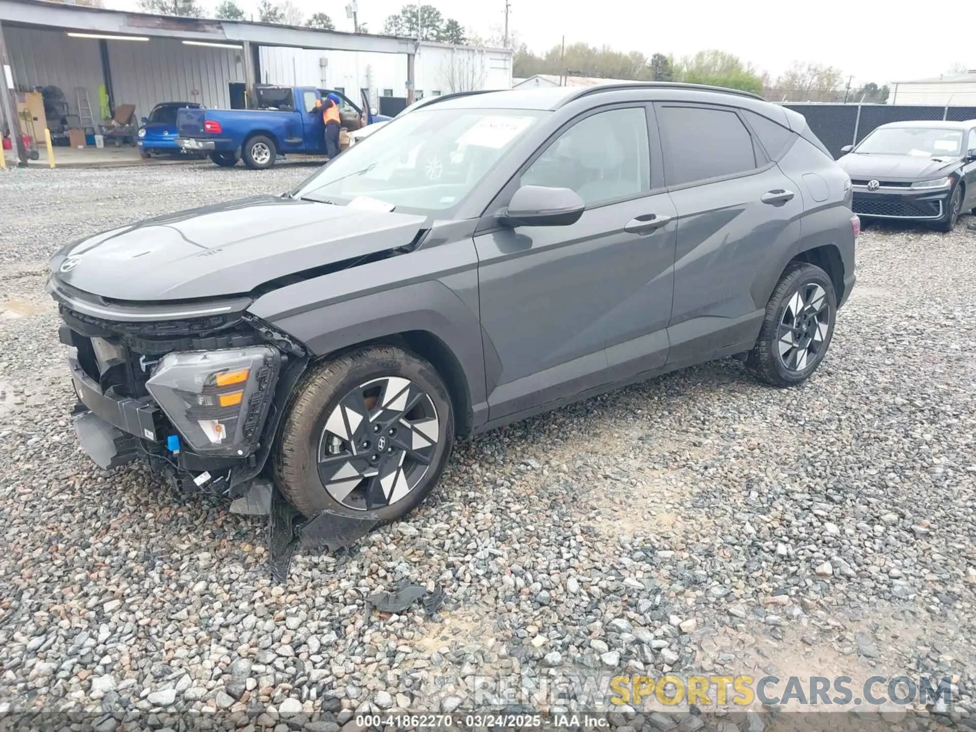 2 Photograph of a damaged car KM8HB3AB1SU209284 HYUNDAI KONA 2025