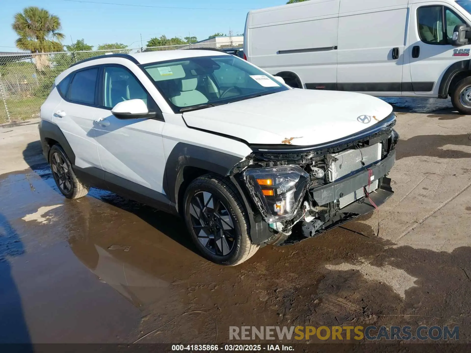 1 Photograph of a damaged car KM8HB3AB1SU215294 HYUNDAI KONA 2025