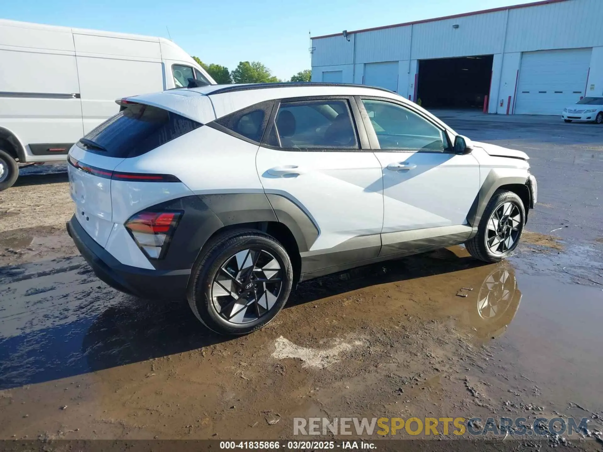 4 Photograph of a damaged car KM8HB3AB1SU215294 HYUNDAI KONA 2025