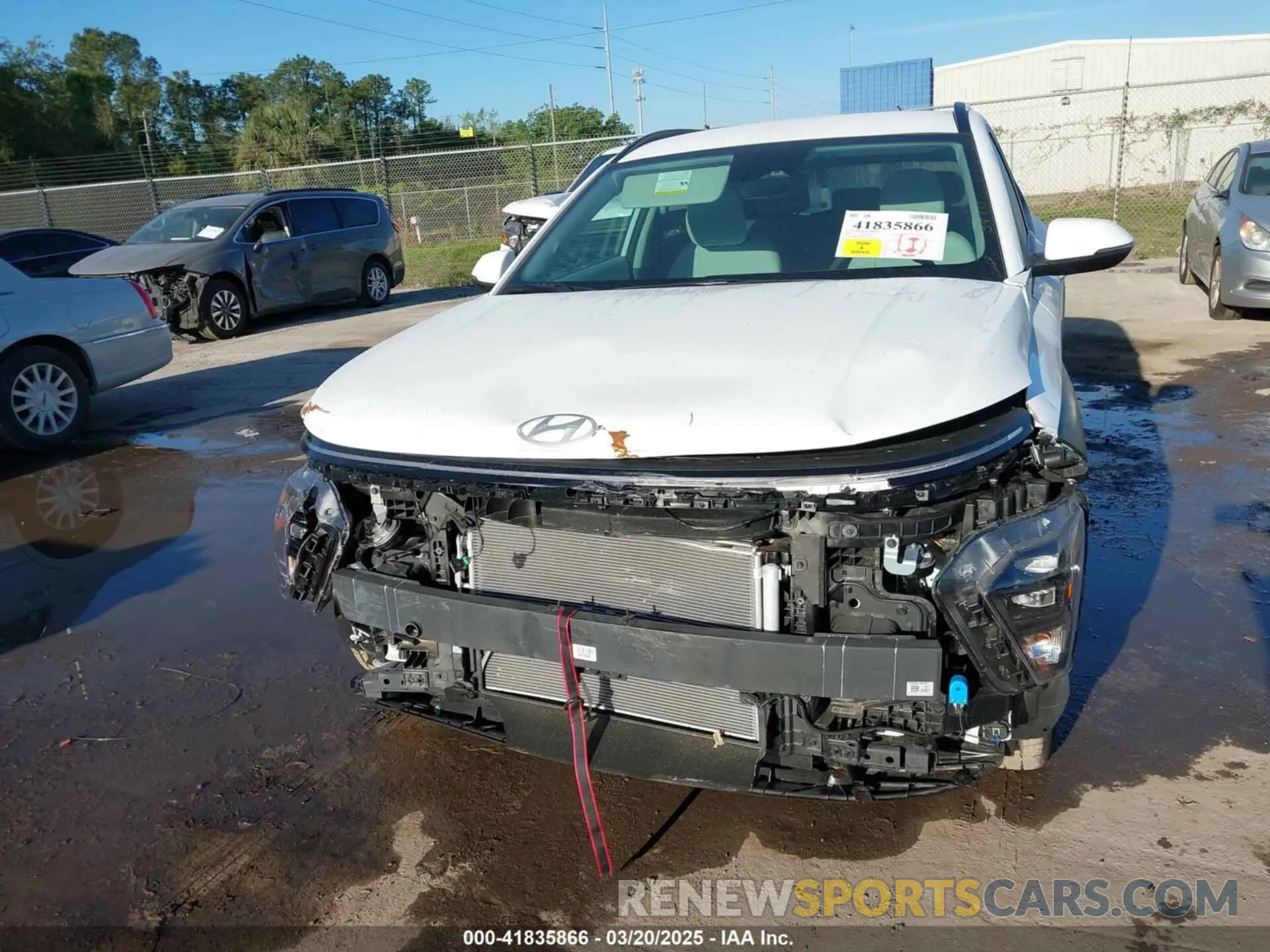 6 Photograph of a damaged car KM8HB3AB1SU215294 HYUNDAI KONA 2025