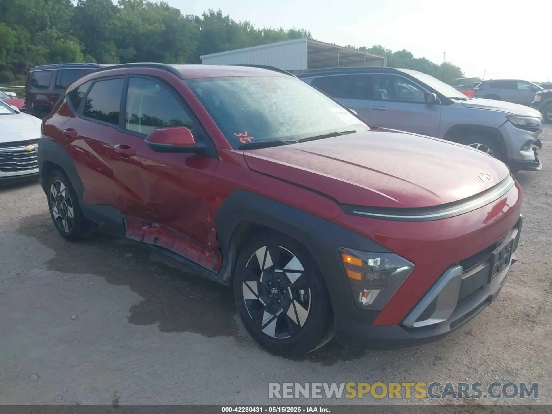 1 Фотография поврежденного автомобиля KM8HB3AB2SU206720 HYUNDAI KONA 2025