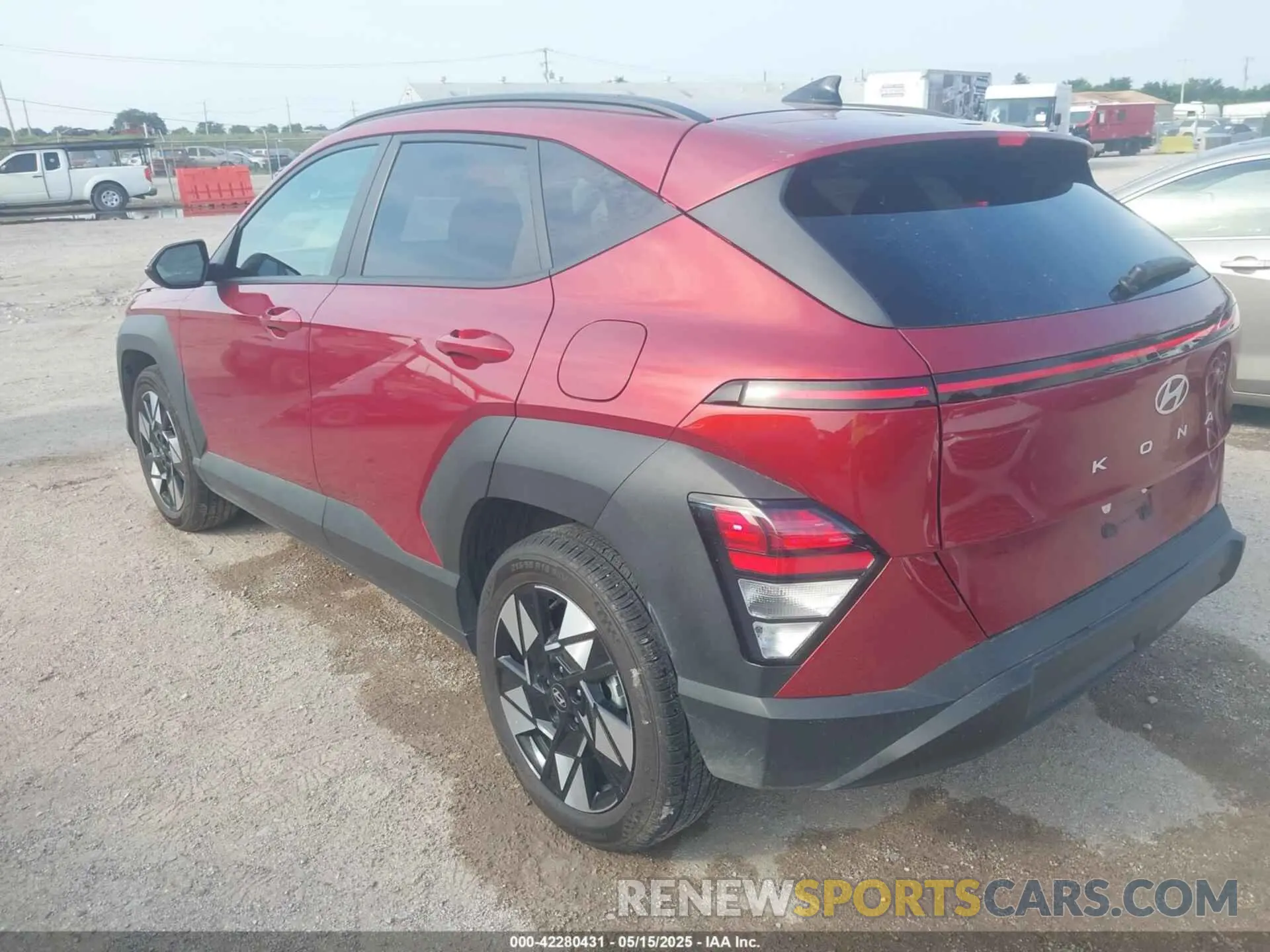 3 Фотография поврежденного автомобиля KM8HB3AB2SU206720 HYUNDAI KONA 2025