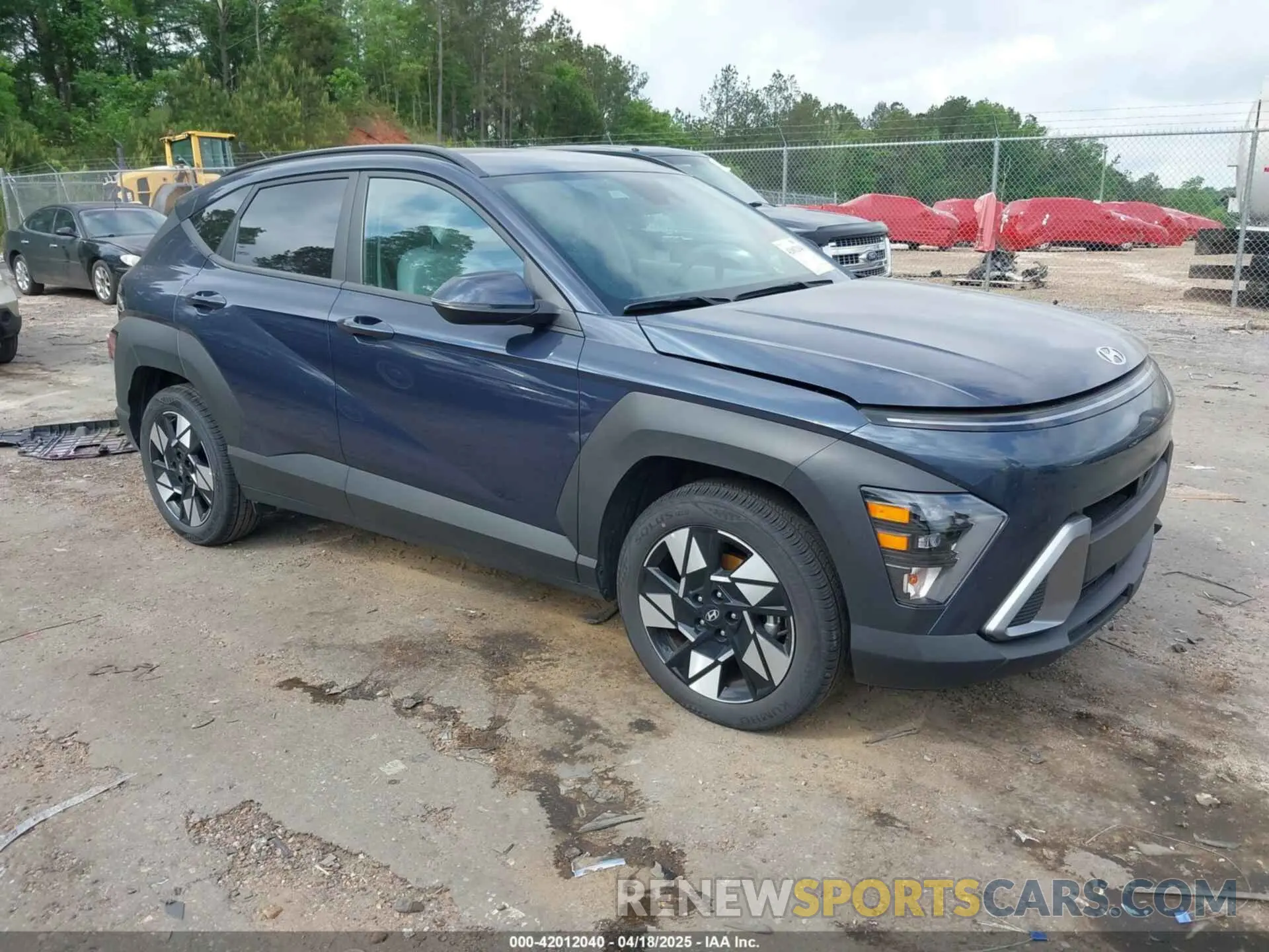 1 Photograph of a damaged car KM8HB3AB2SU214218 HYUNDAI KONA 2025
