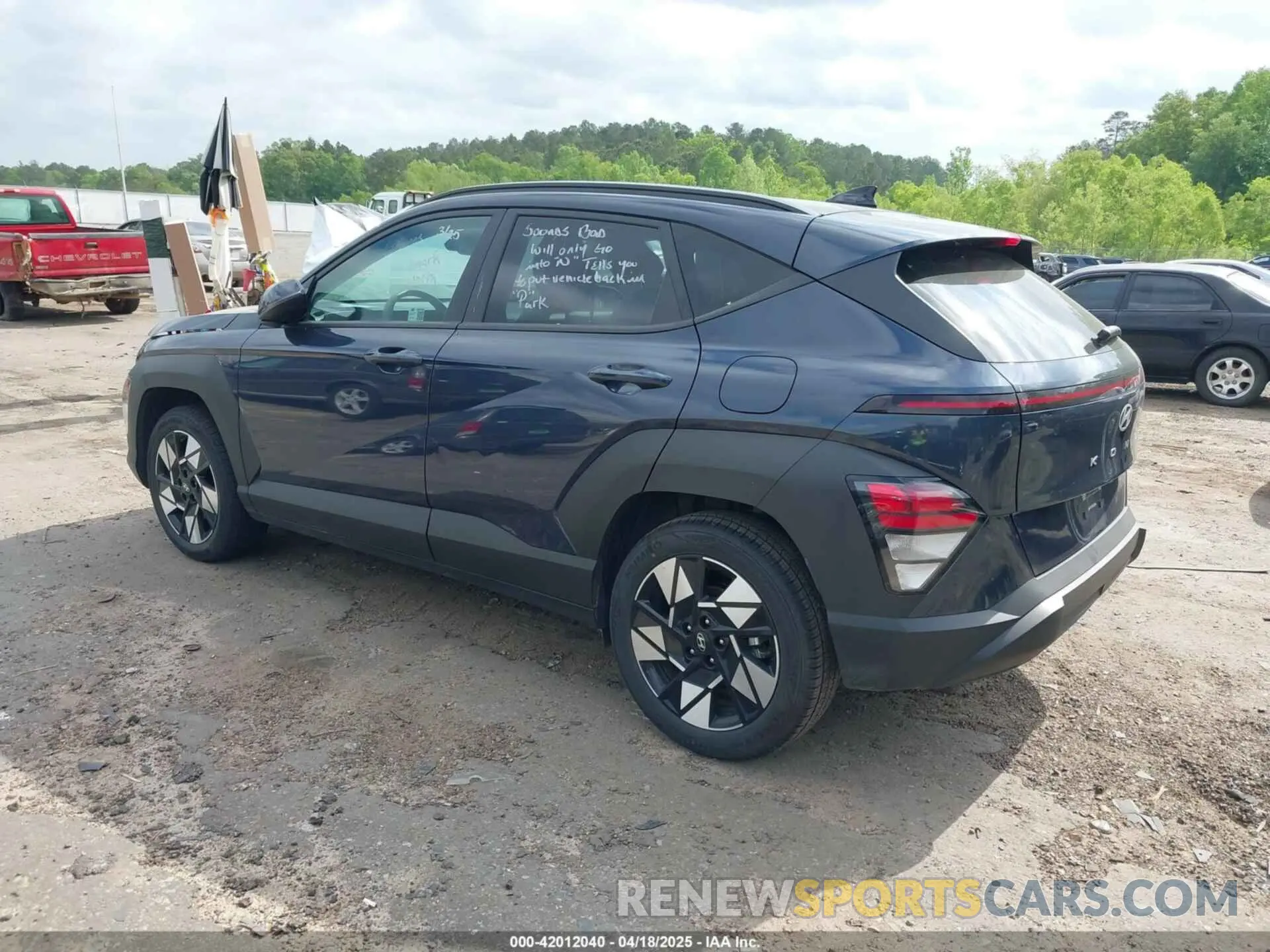 3 Photograph of a damaged car KM8HB3AB2SU214218 HYUNDAI KONA 2025