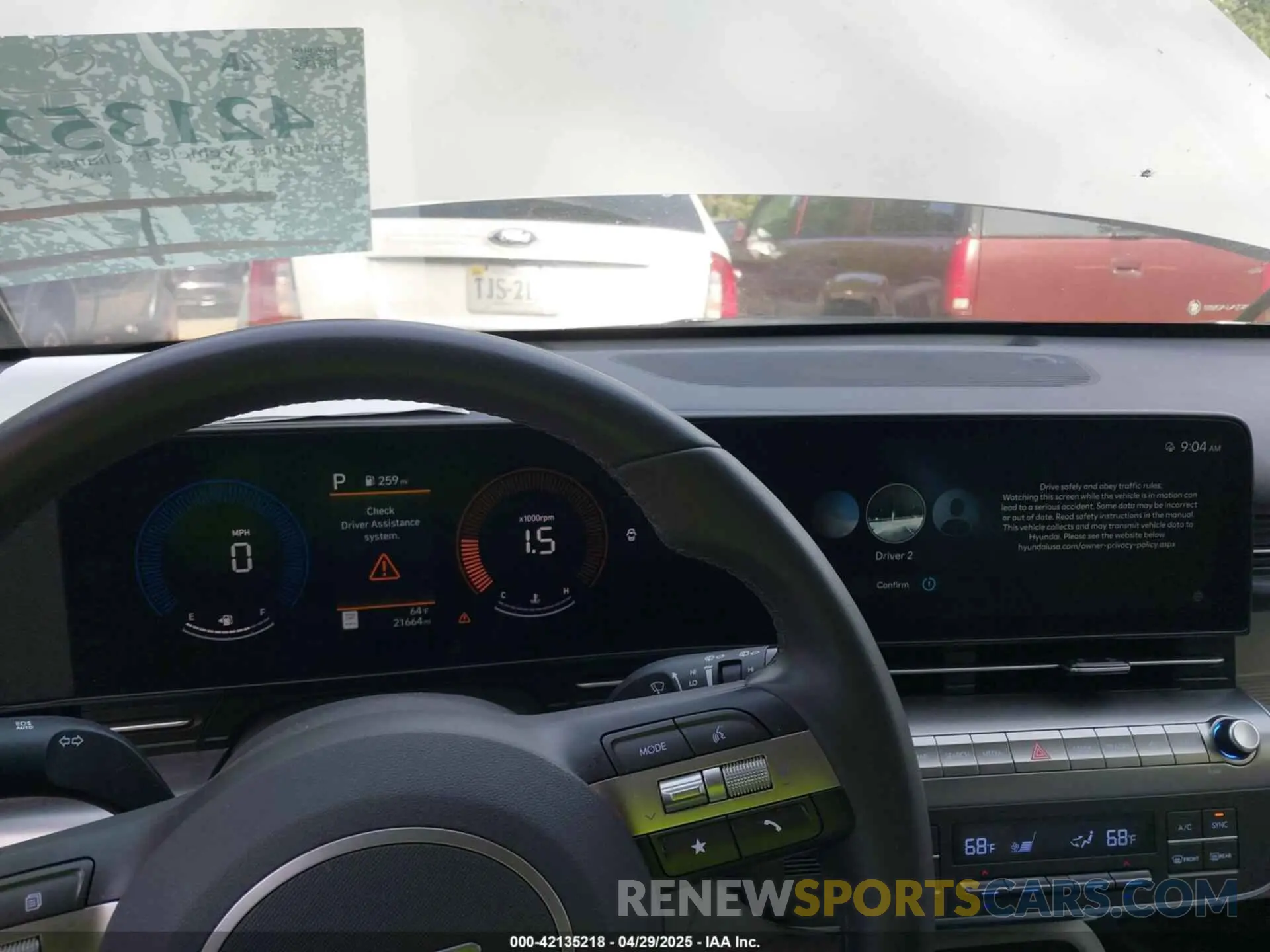 16 Фотография поврежденного автомобиля KM8HB3AB3SU215152 HYUNDAI KONA 2025