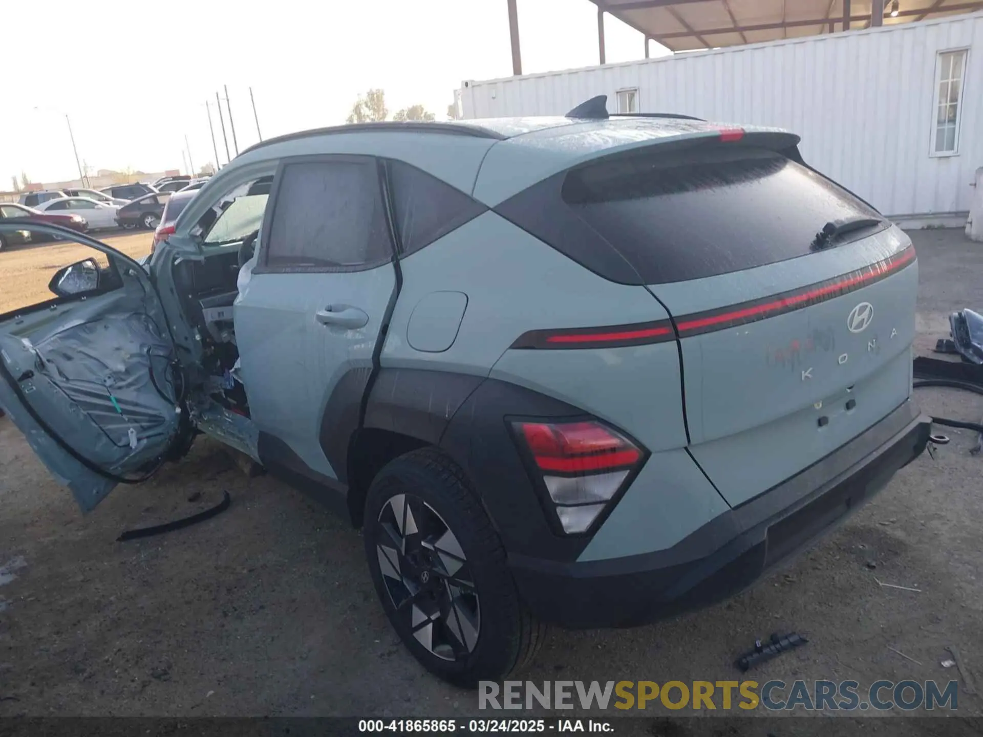 3 Фотография поврежденного автомобиля KM8HB3AB7SU226476 HYUNDAI KONA 2025