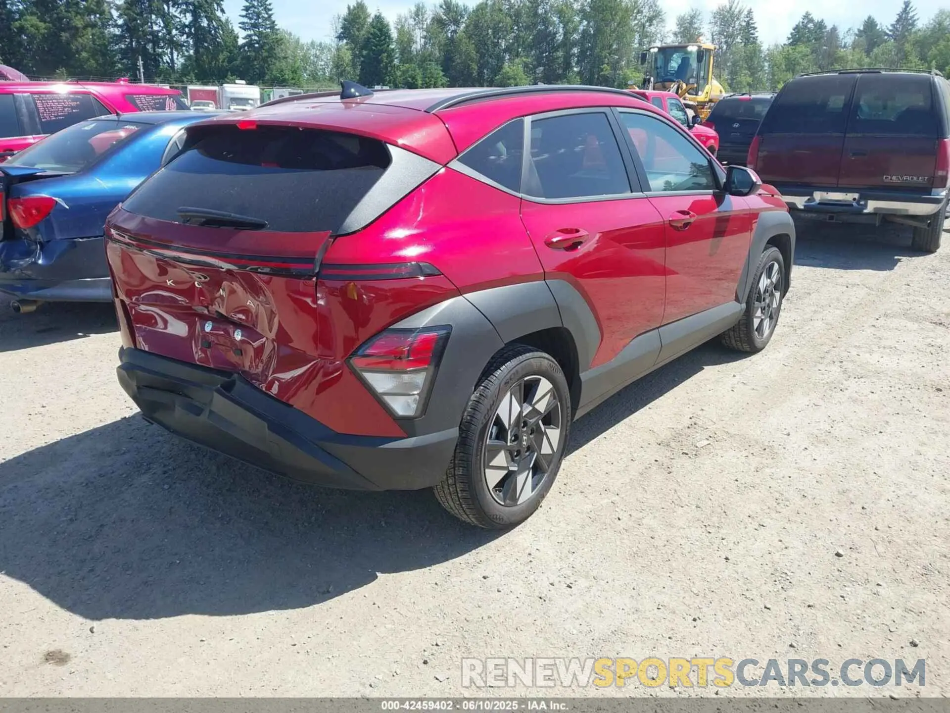 4 Photograph of a damaged car KM8HB3AB9SU200977 HYUNDAI KONA 2025