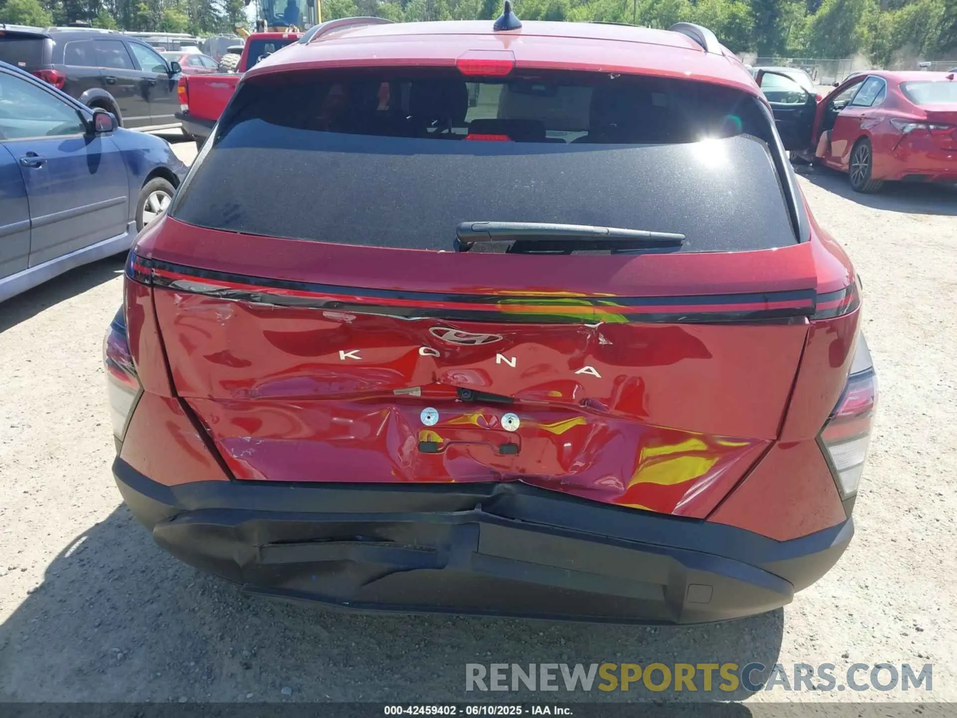 6 Photograph of a damaged car KM8HB3AB9SU200977 HYUNDAI KONA 2025