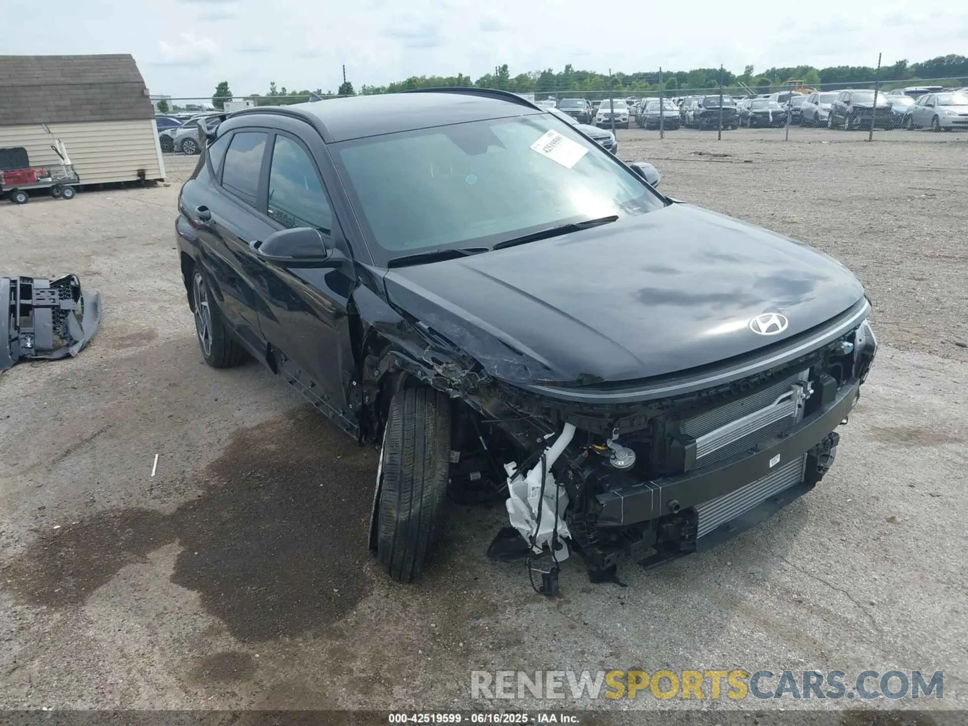 1 Фотография поврежденного автомобиля KM8HBCA35SU191767 HYUNDAI KONA 2025