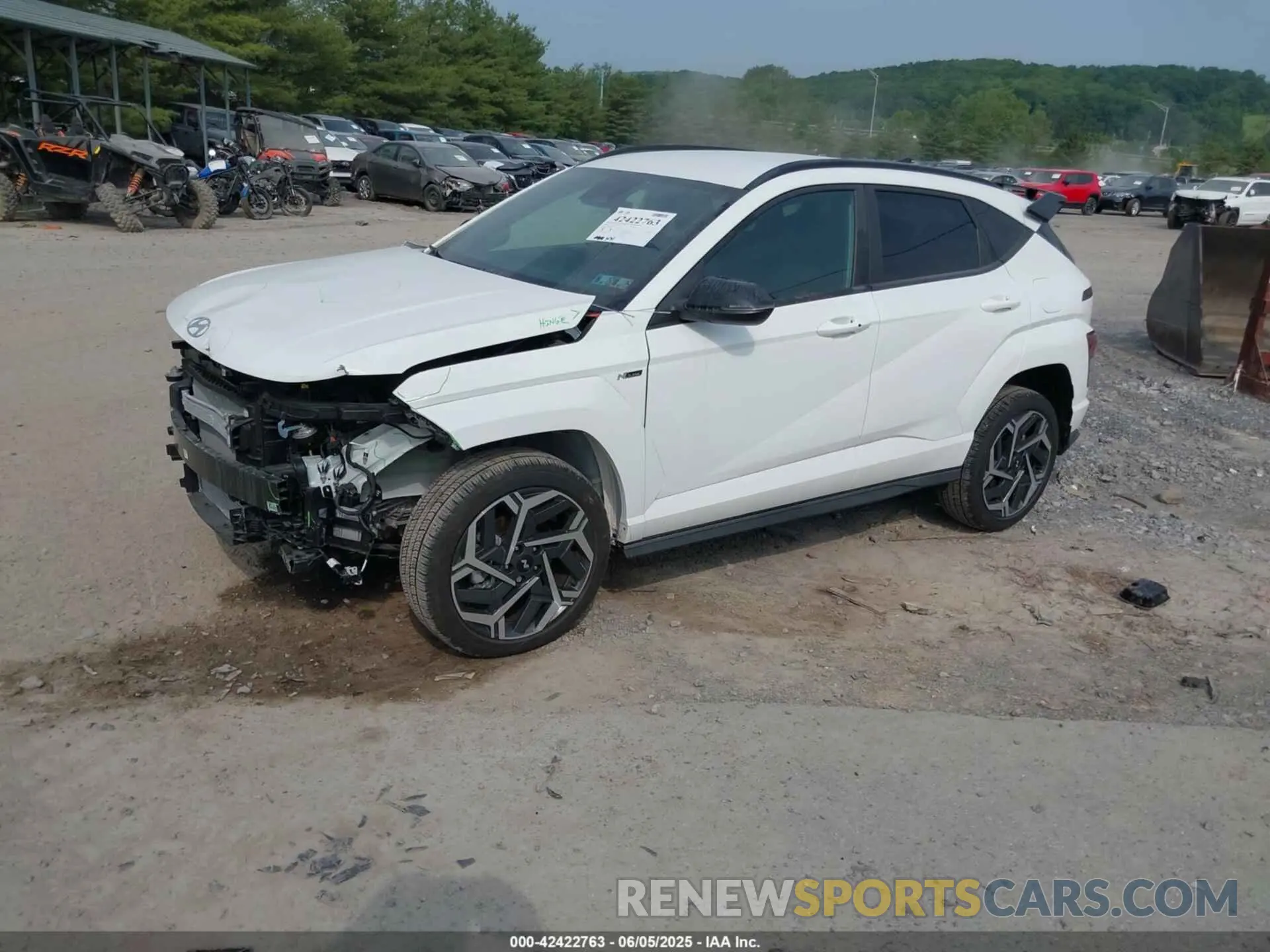 2 Photograph of a damaged car KM8HBCA39SU190377 HYUNDAI KONA 2025