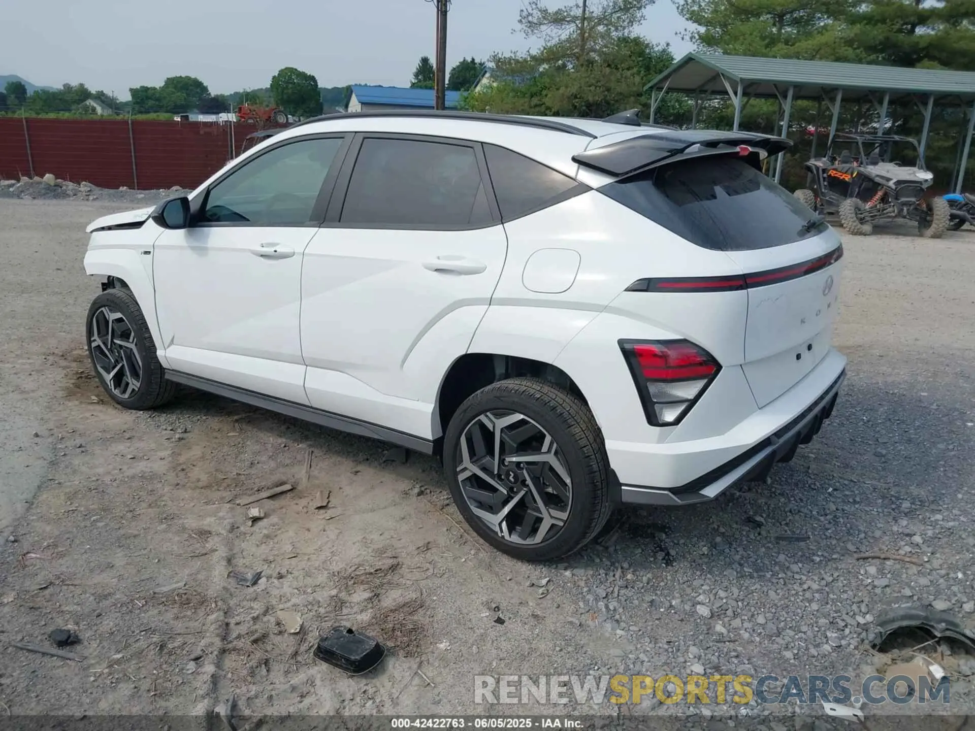 3 Photograph of a damaged car KM8HBCA39SU190377 HYUNDAI KONA 2025
