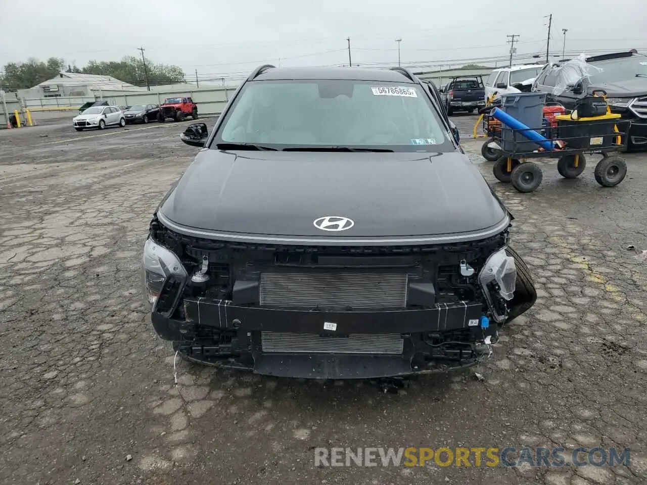 5 Photograph of a damaged car KM8HBCAB3SU224370 HYUNDAI KONA 2025