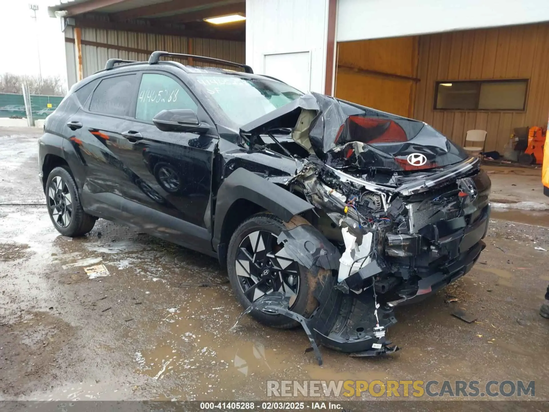 1 Photograph of a damaged car KM8HBCAB4SU187166 HYUNDAI KONA 2025