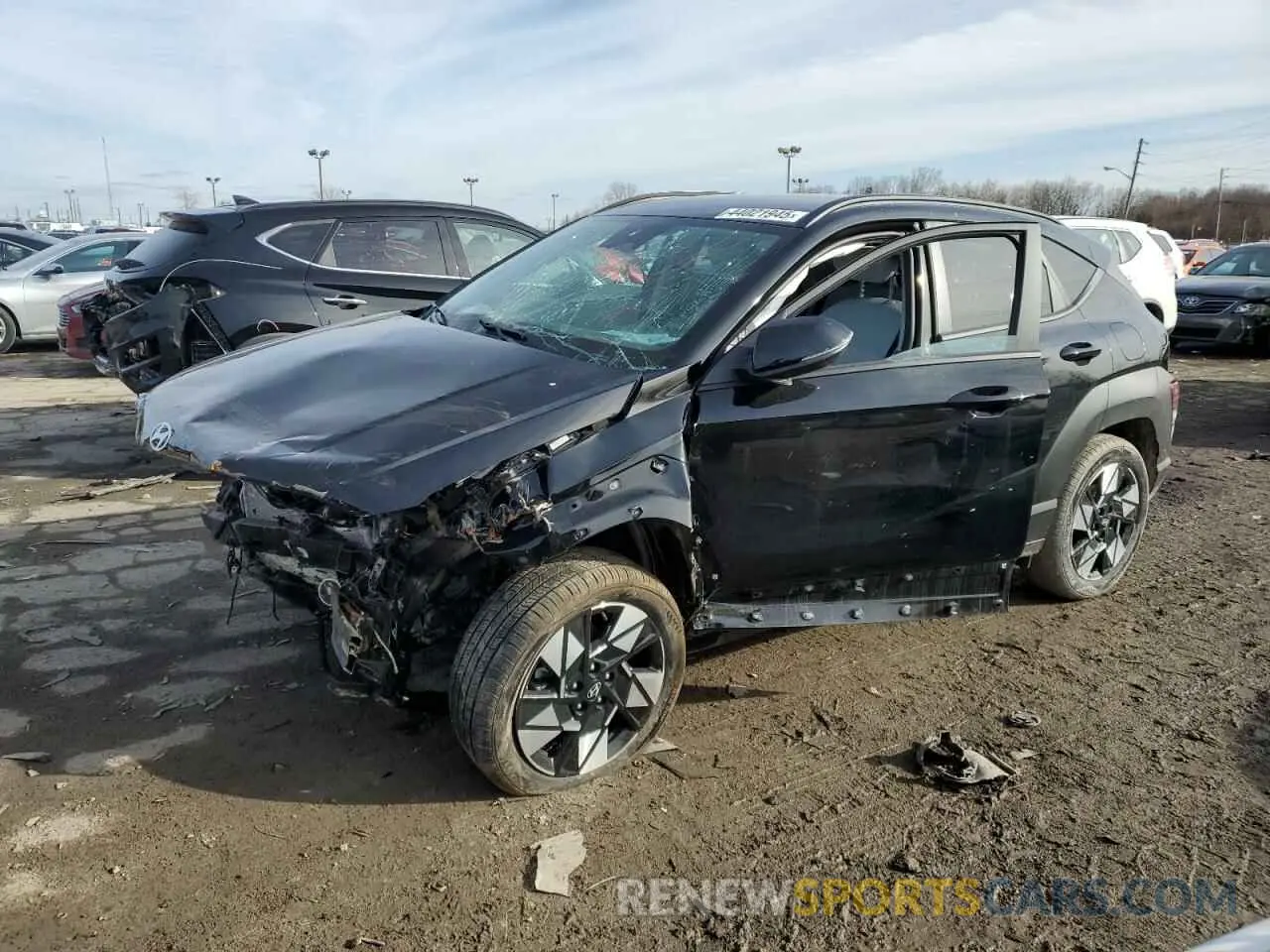 1 Photograph of a damaged car KM8HBCAB5SU202192 HYUNDAI KONA 2025