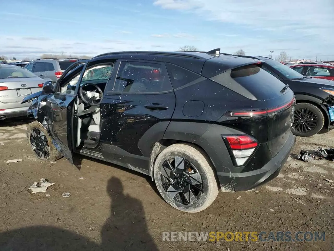 2 Photograph of a damaged car KM8HBCAB5SU202192 HYUNDAI KONA 2025