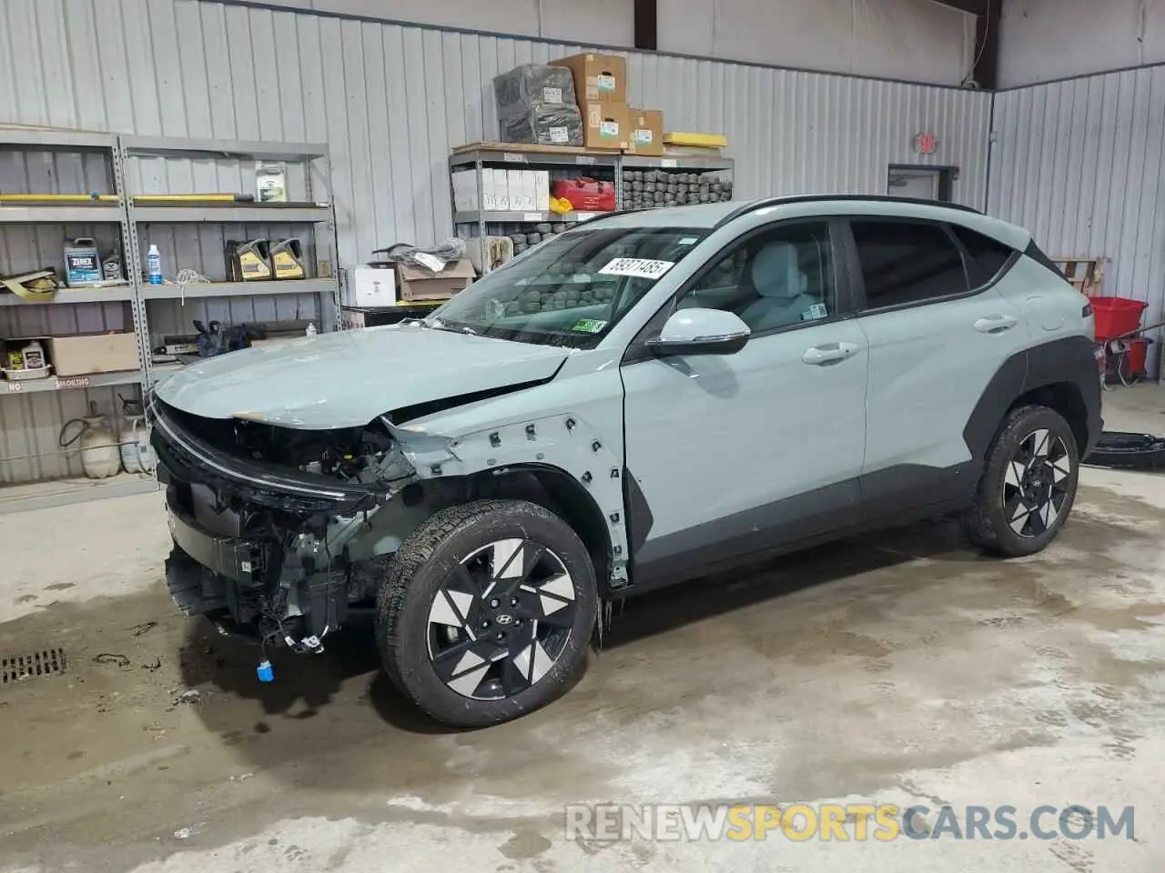 1 Photograph of a damaged car KM8HBCAB6SU189811 HYUNDAI KONA 2025