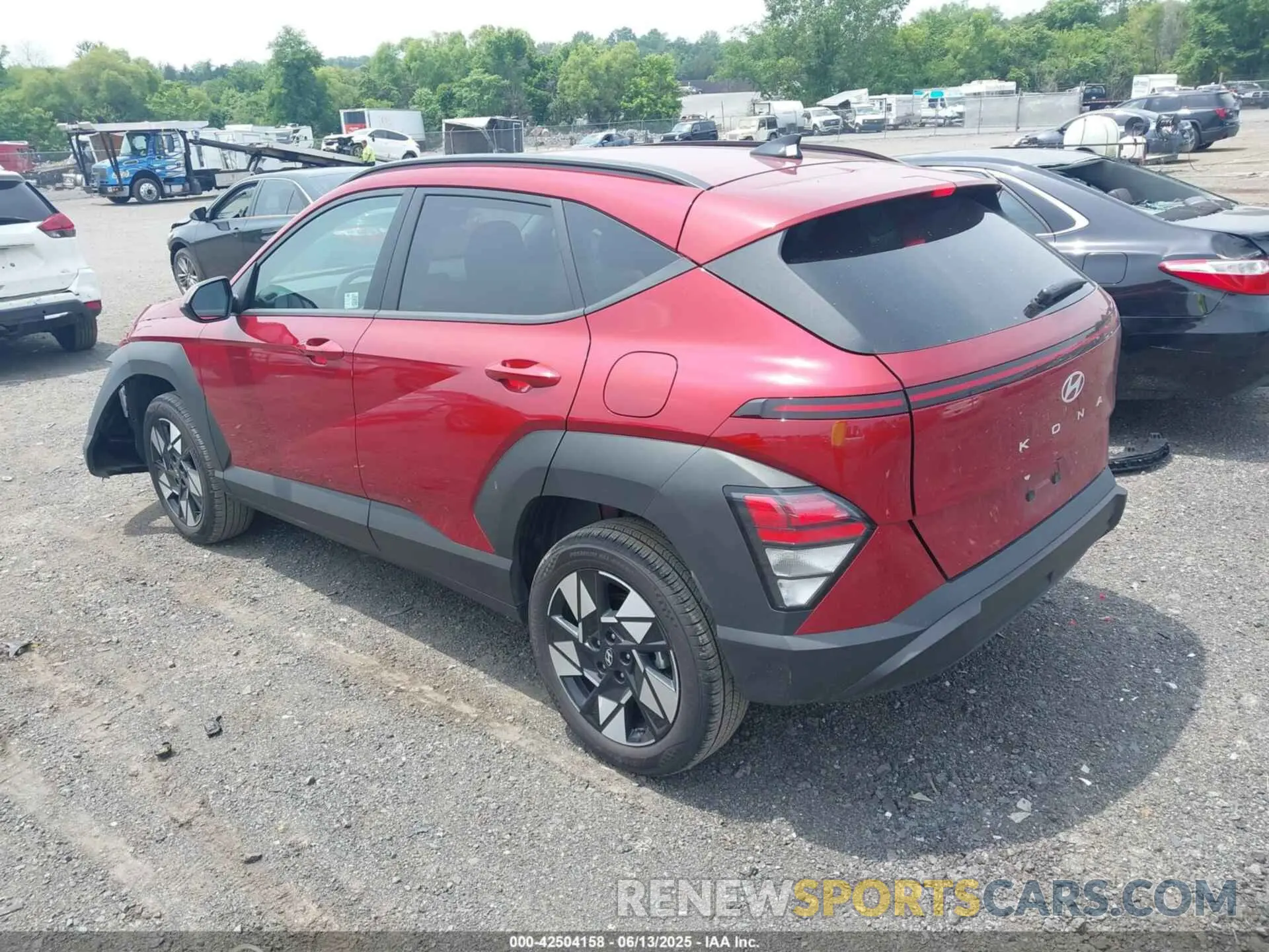 3 Photograph of a damaged car KM8HBCAB8SU201957 HYUNDAI KONA 2025