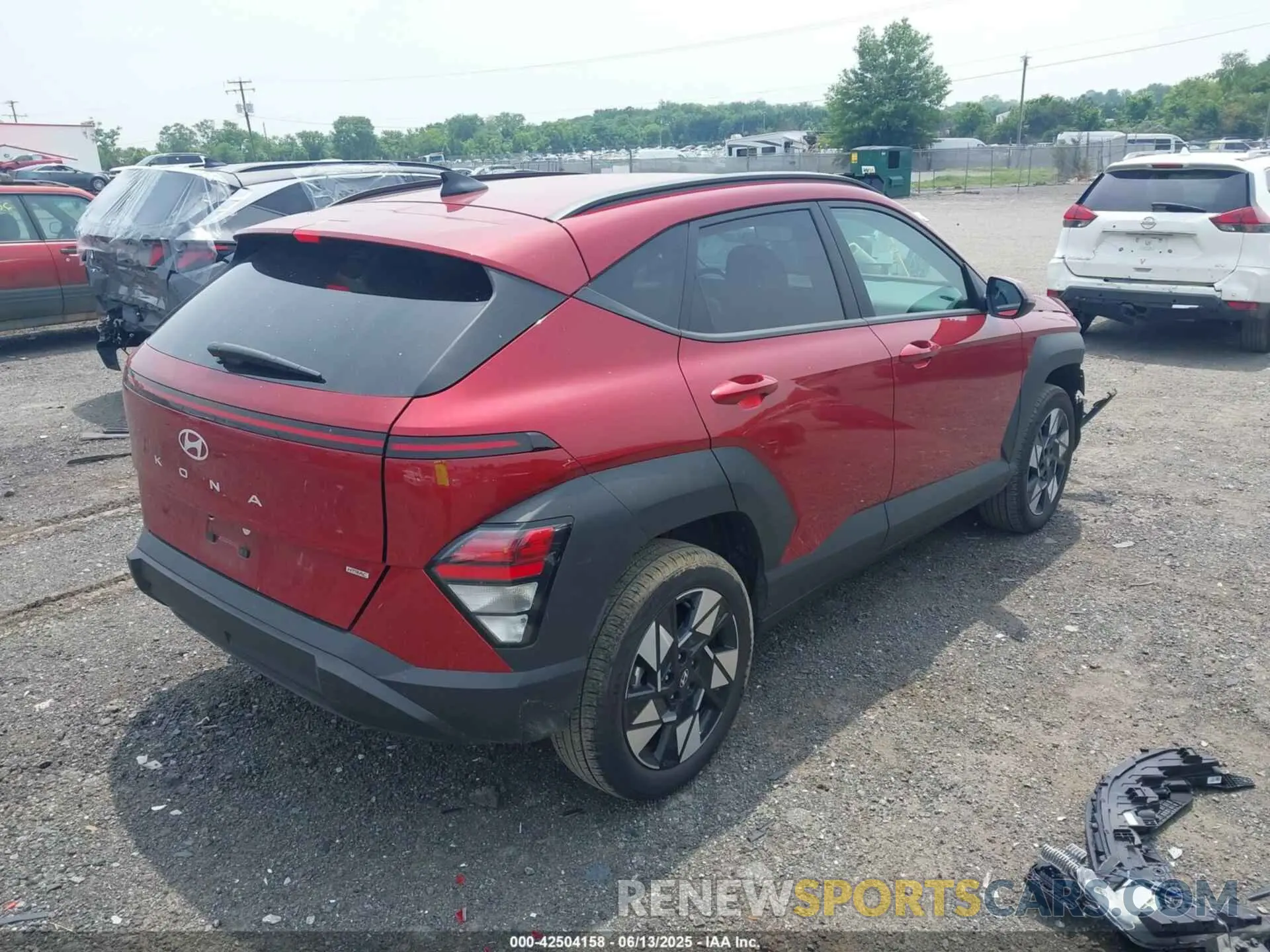 4 Photograph of a damaged car KM8HBCAB8SU201957 HYUNDAI KONA 2025