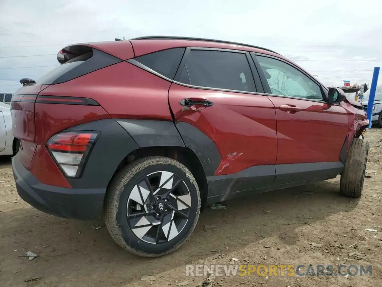 3 Photograph of a damaged car KM8HBCAB9SU204284 HYUNDAI KONA 2025