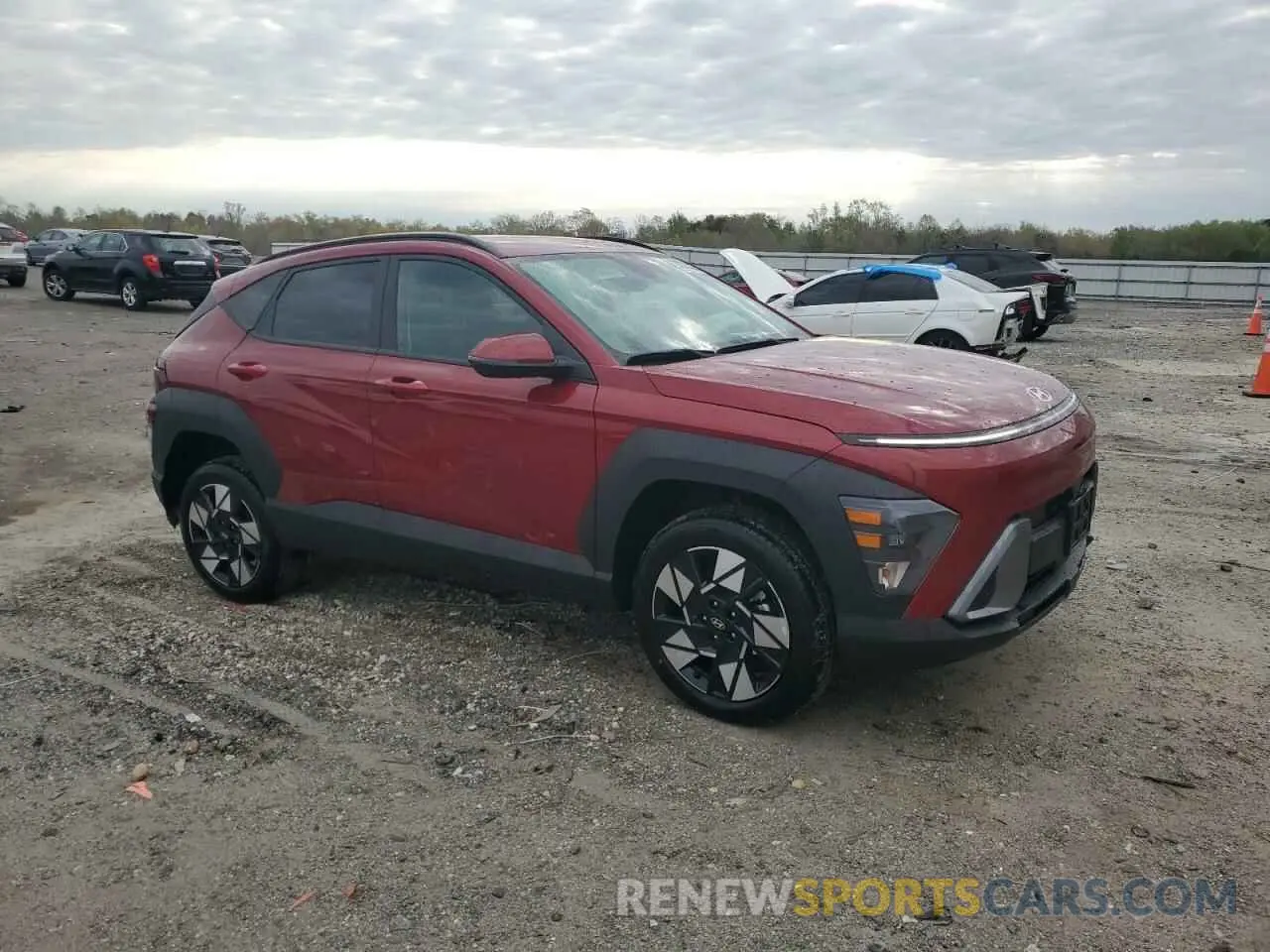 4 Photograph of a damaged car KM8HBCAB9SU286100 HYUNDAI KONA 2025