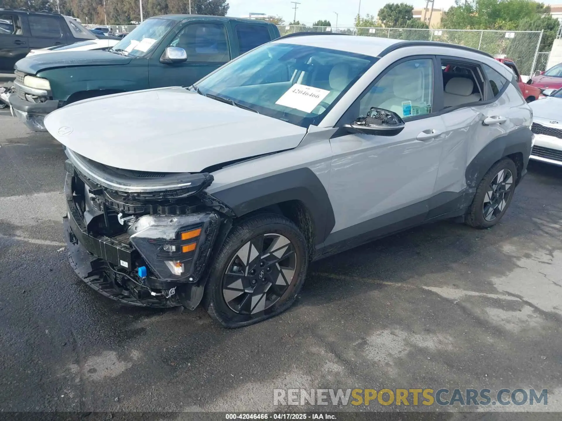2 Photograph of a damaged car KM8HC3AB7SU228435 HYUNDAI KONA 2025