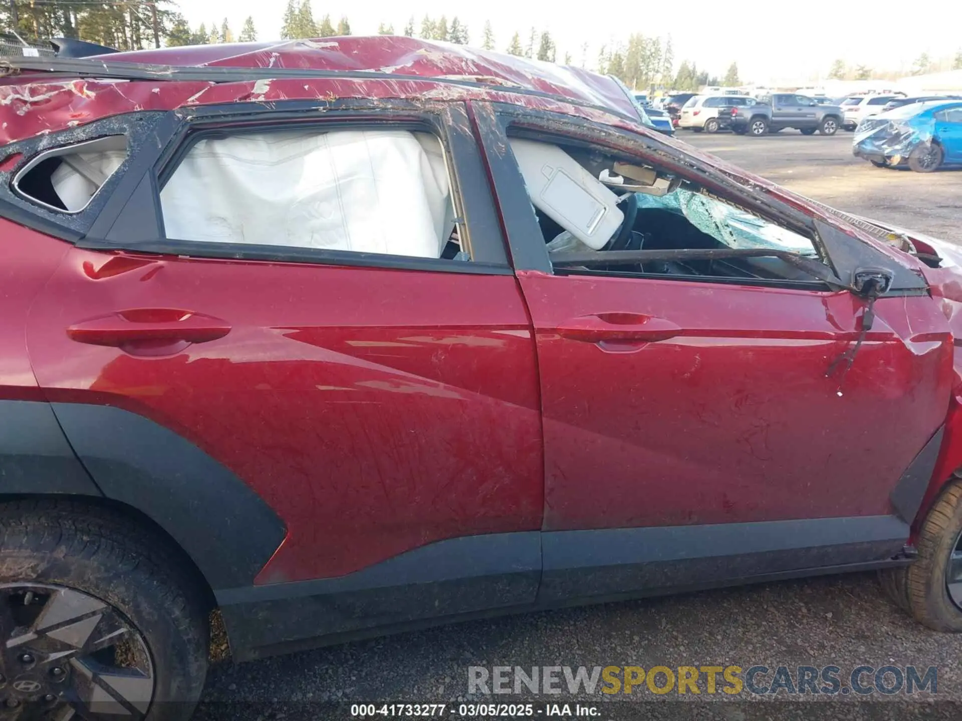13 Photograph of a damaged car KM8HCCABXSU260201 HYUNDAI KONA 2025