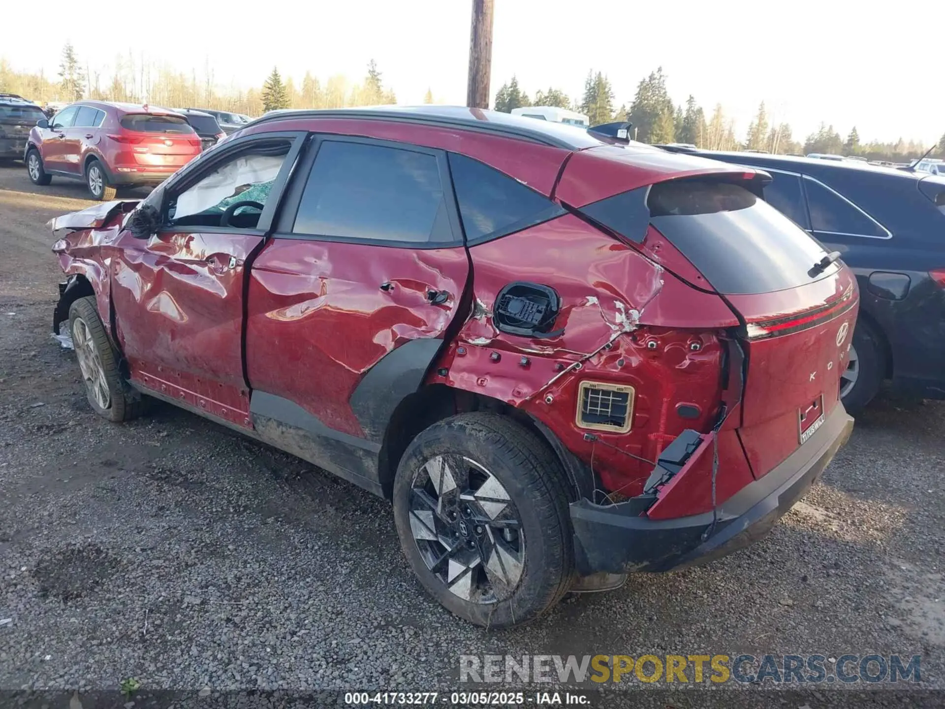 3 Photograph of a damaged car KM8HCCABXSU260201 HYUNDAI KONA 2025